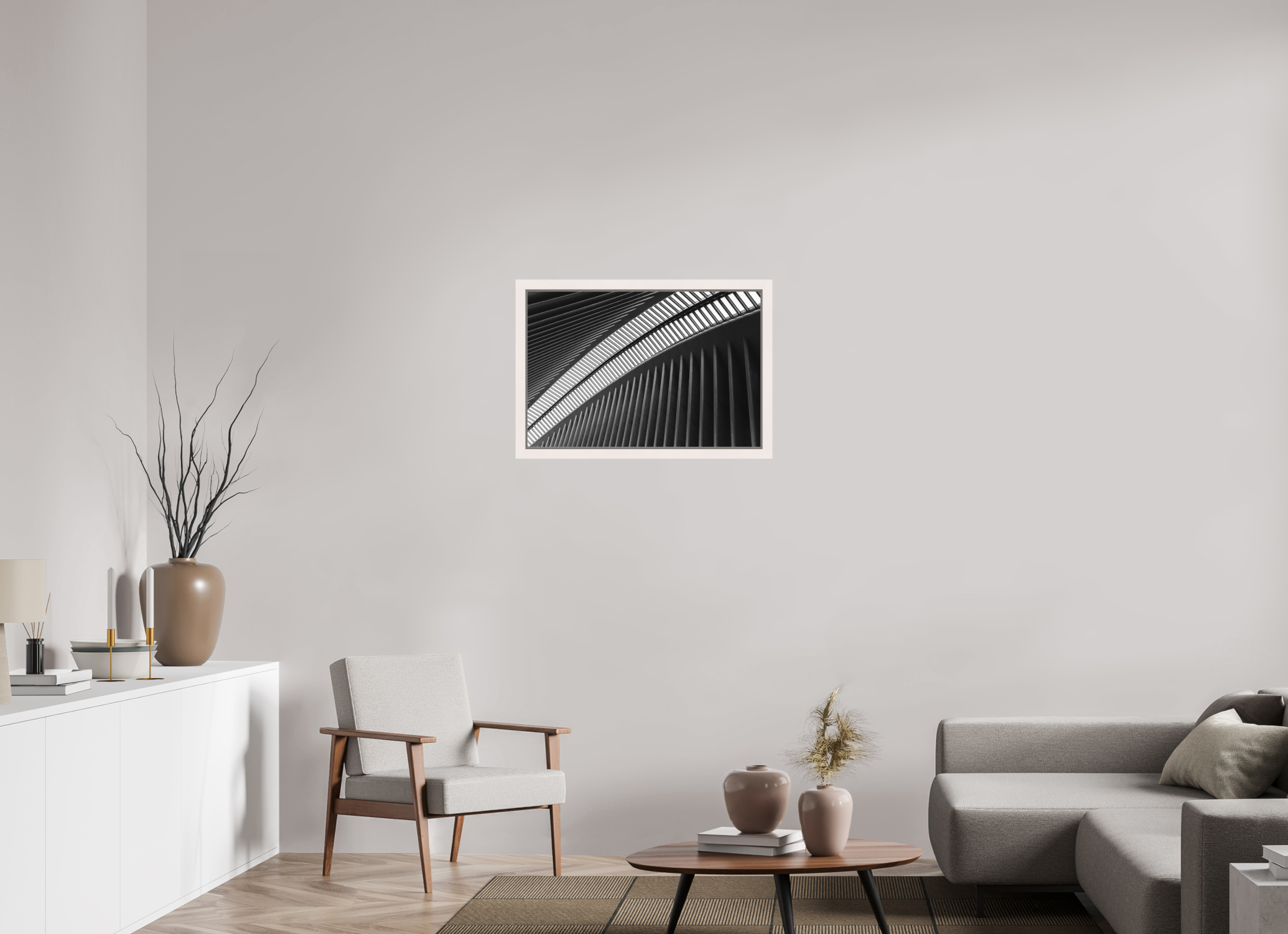 75 x 50 cm, Fine Art Print - Infinity Rag Photo 2 - Ame case 31mm - mapple white Oculus - Ground Zero