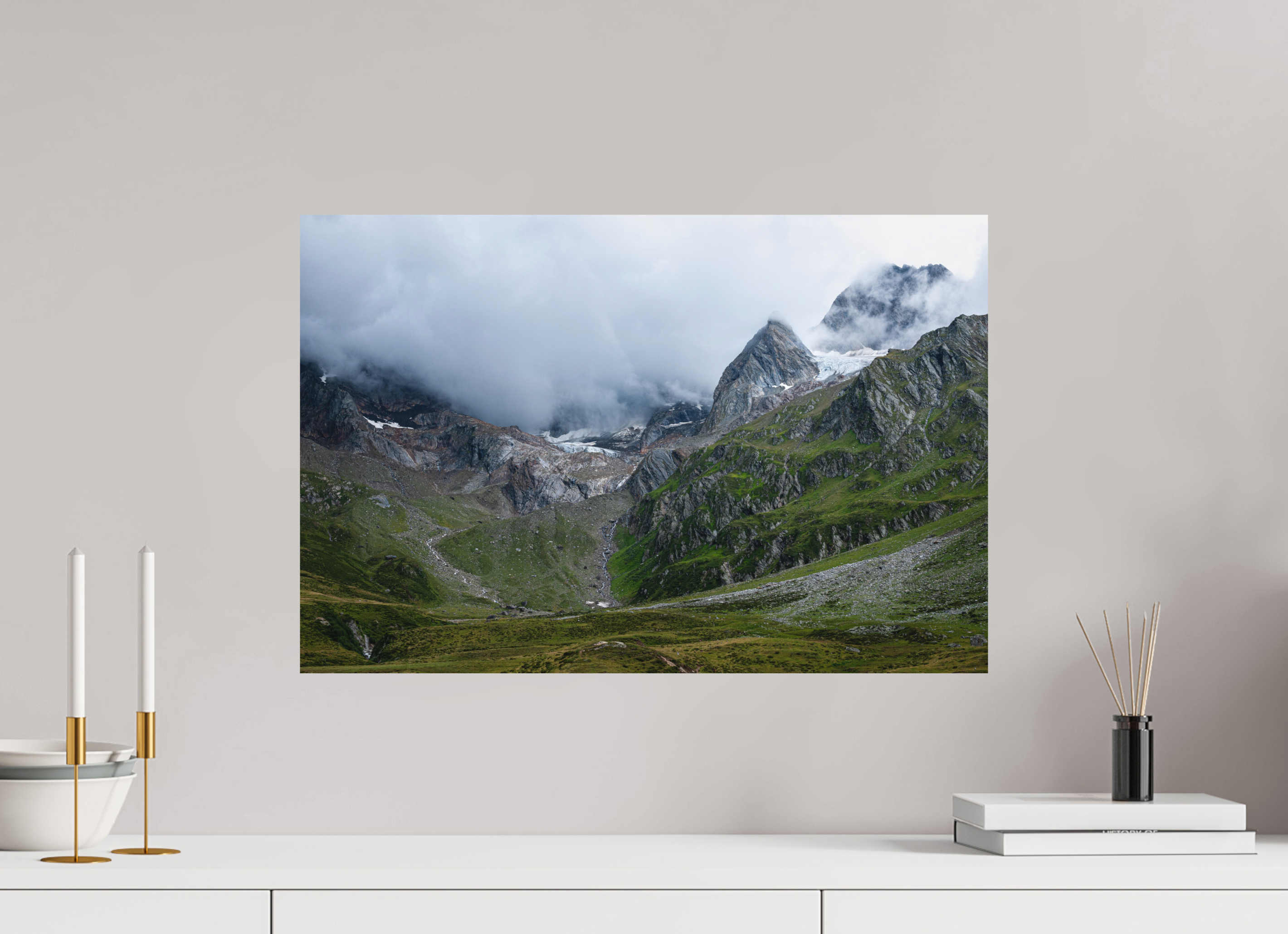 60 x 40 cm, Photo print Matt on Alu Dibond South Tyrol
