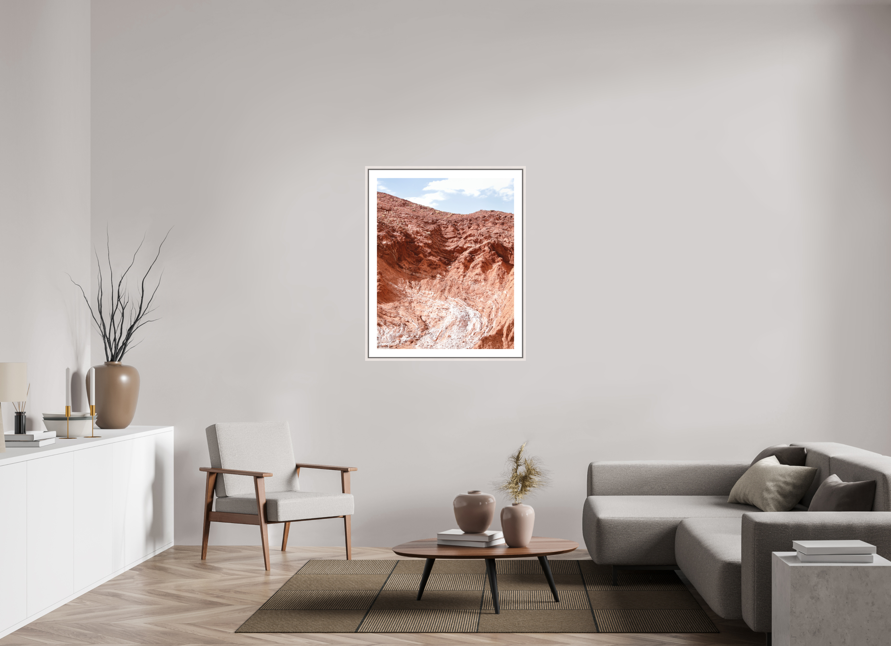 80 x 100 cm, Fine Art Print - Infinity Rag Photo 2 - border 5cm- Ame case 15mm - mapple white Atlas, Marocco 3