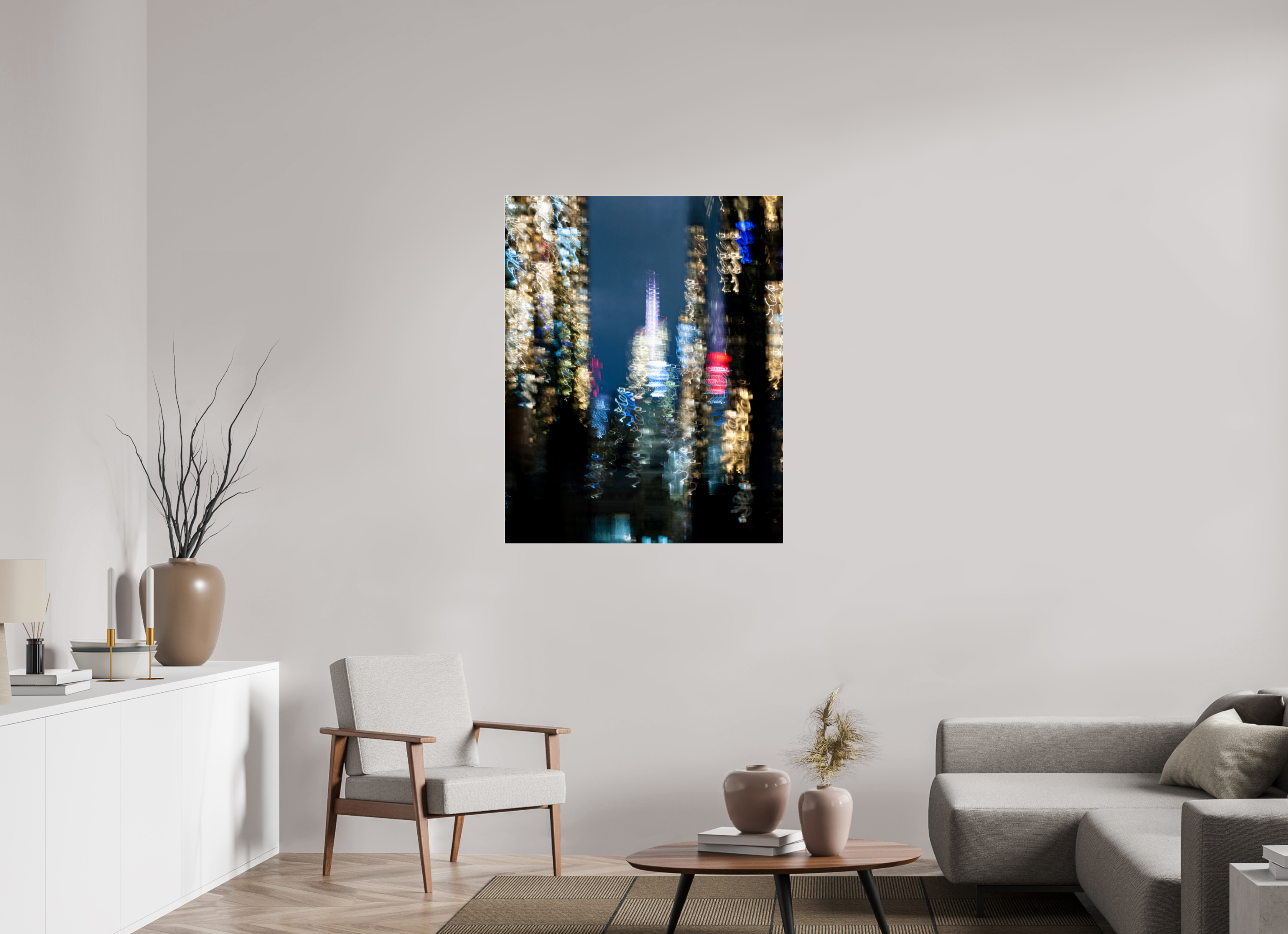 90 x 112,5 cm, Acrylic glossy 2mm NYC by night