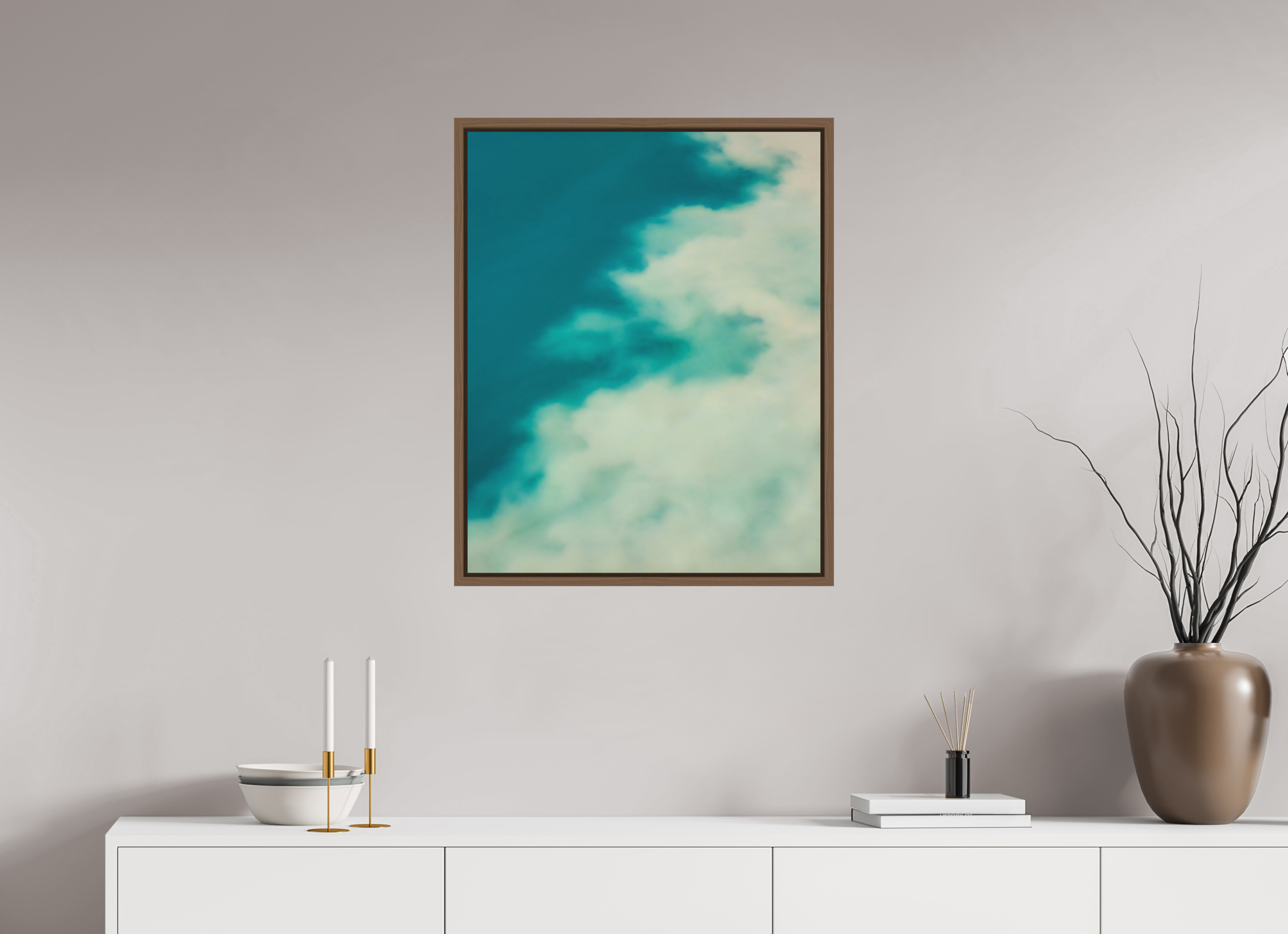 60 x 75 cm, Fine Art Print - Infinity Rag Photo 2 - Ame case 15mm - walnut Mingle