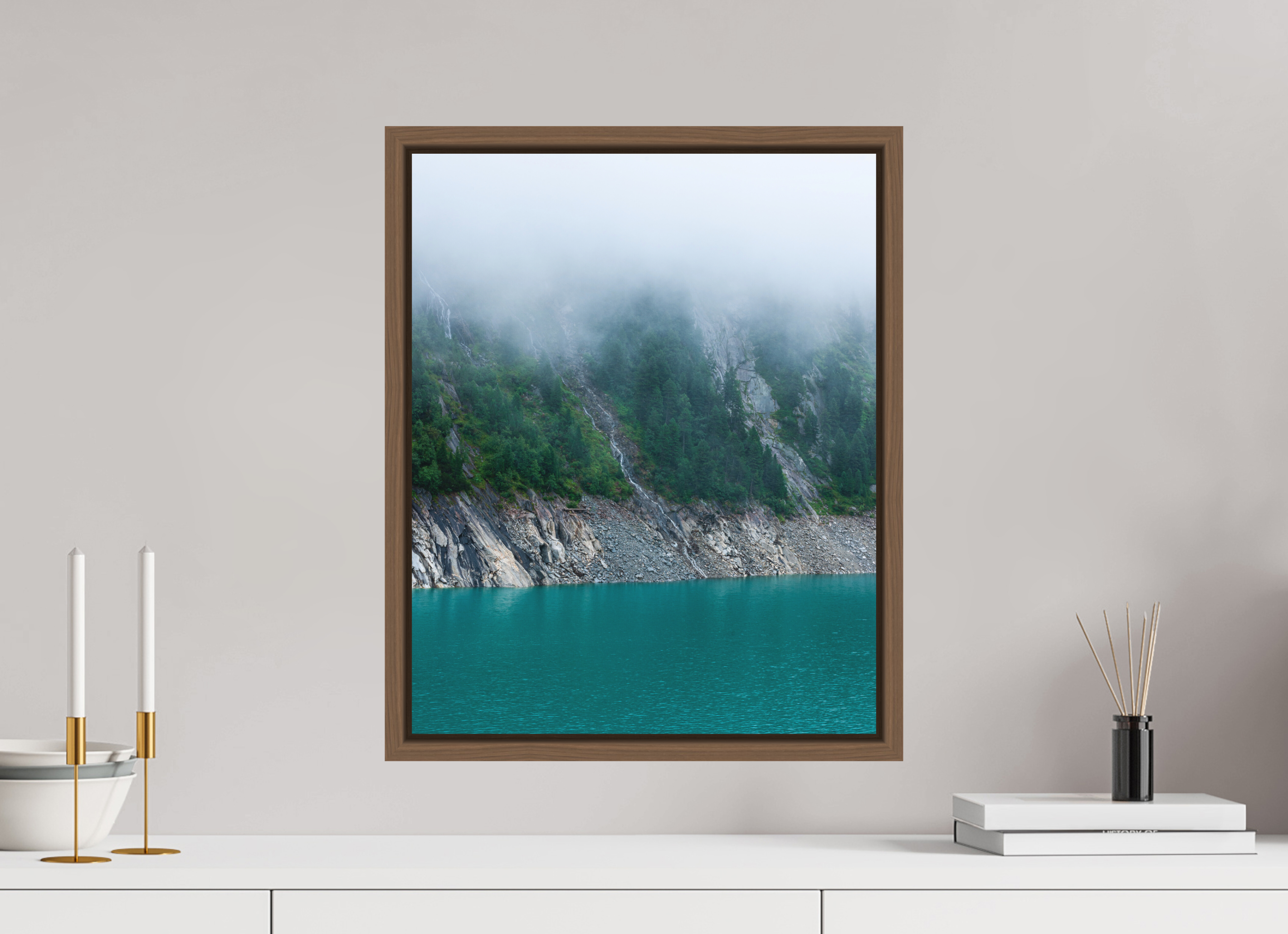 40 x 50 cm, Fine Art Print - Infinity Rag Photo 2 - Ame case 15mm - walnut 4 Layers