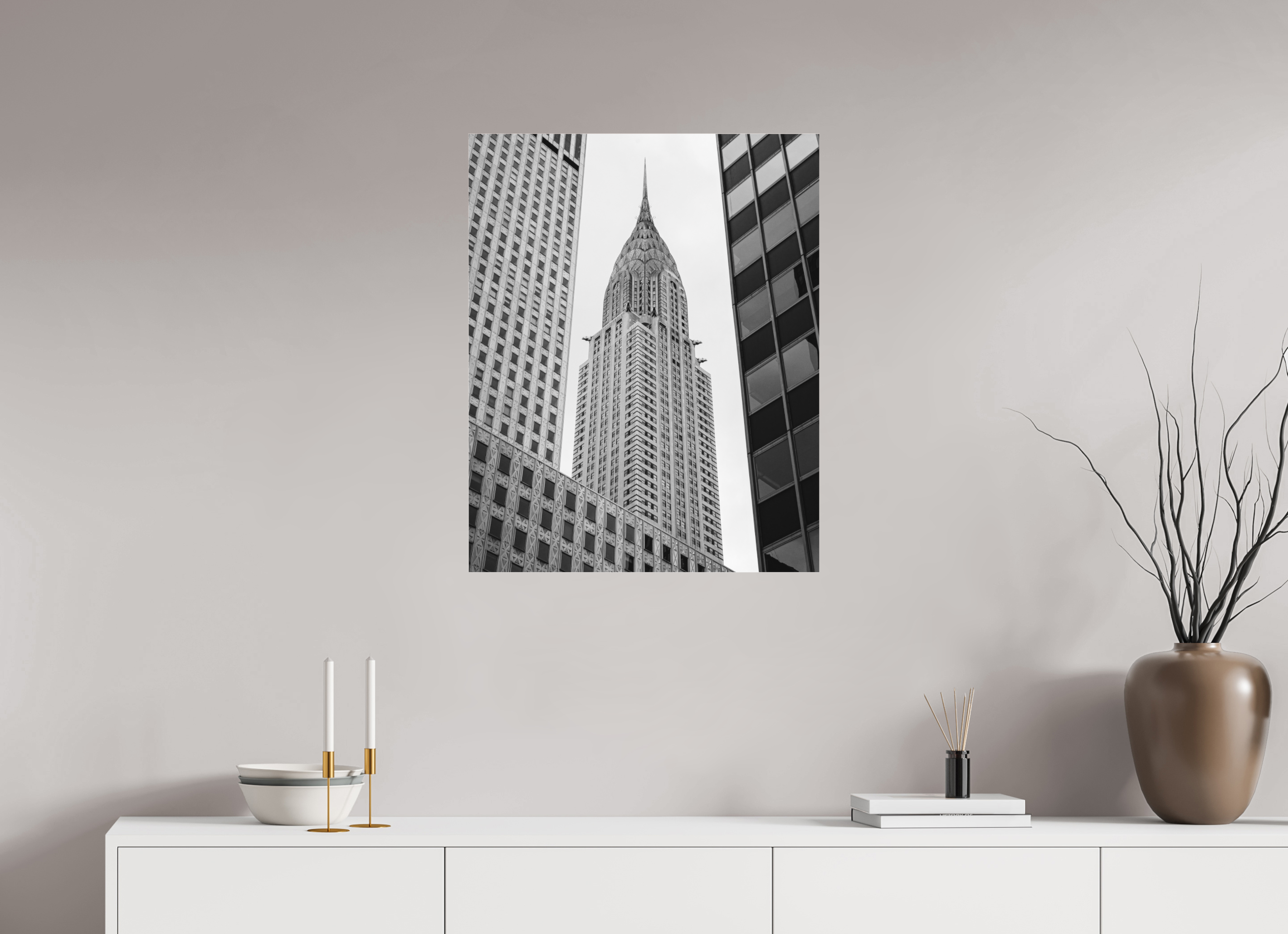 60 x 75 cm, Acrylic Matt 2mm Chrysler Building