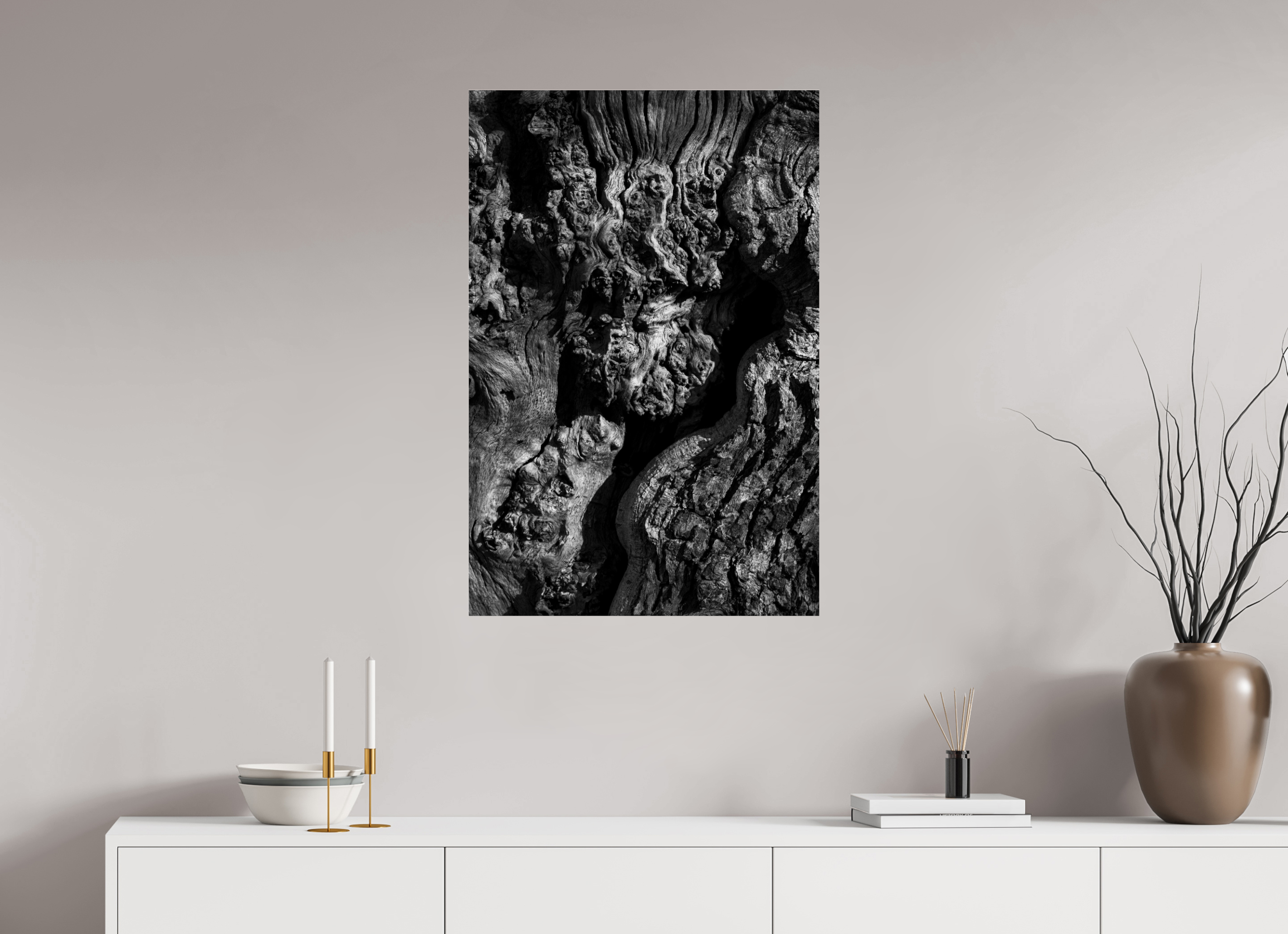 60 x 90 cm, Acrylic glossy 2mm Tree skin
