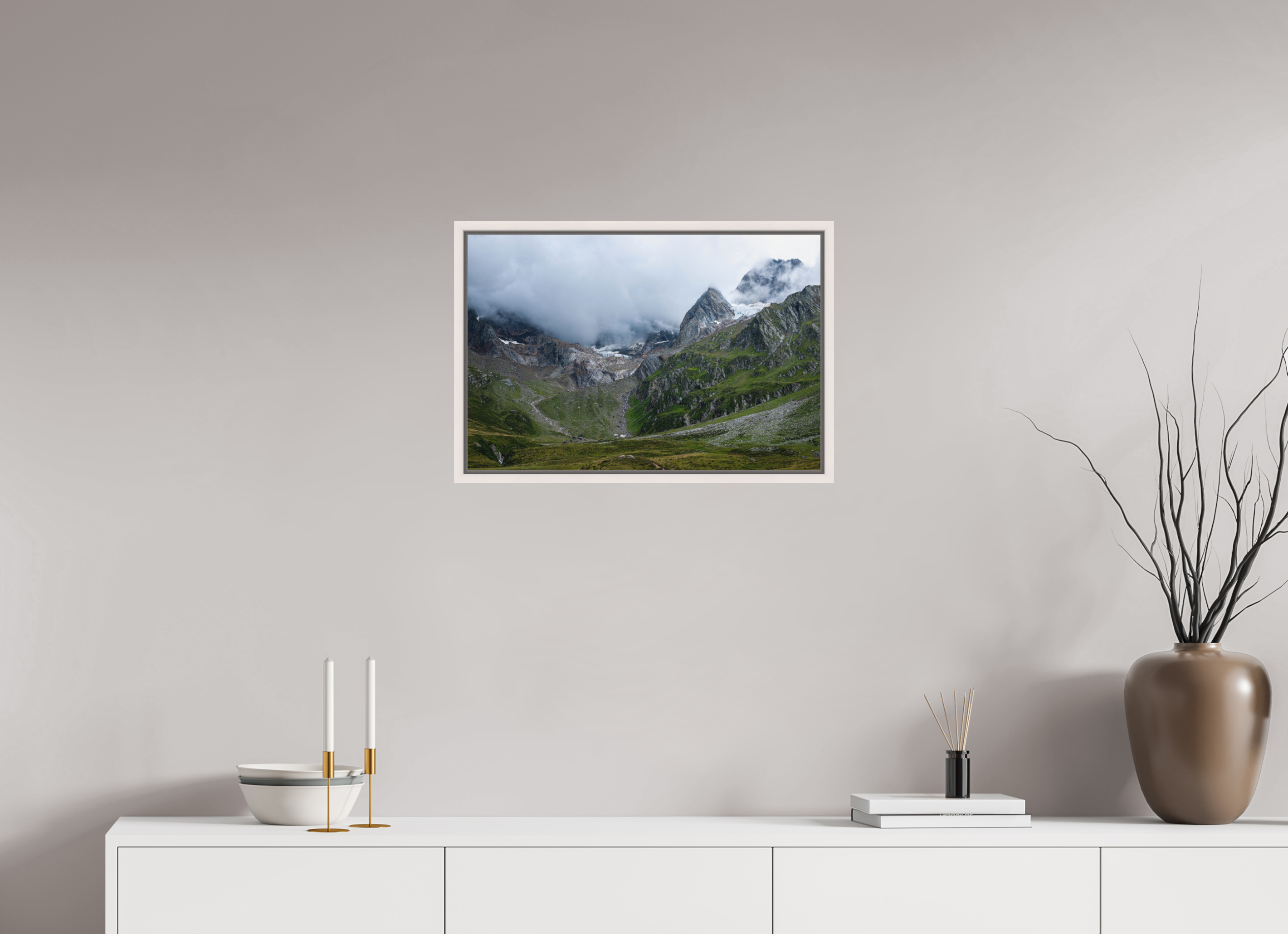 60 x 40 cm, Fine Art Print - Infinity Rag Photo 2 - Ame case 15mm - mapple white South Tyrol
