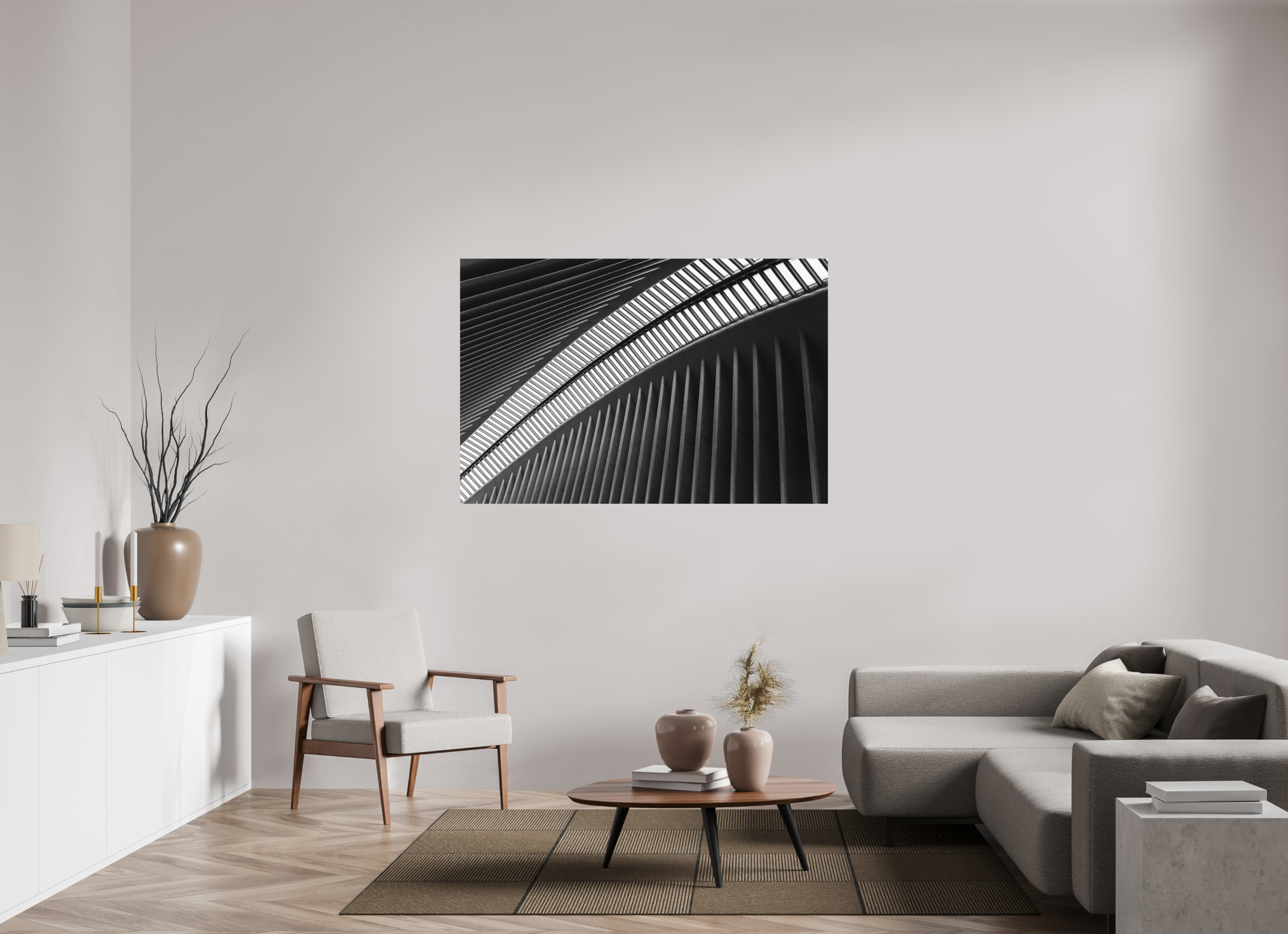 150 x 100 cm, Photo print Matt on Alu Dibond Oculus - Ground Zero