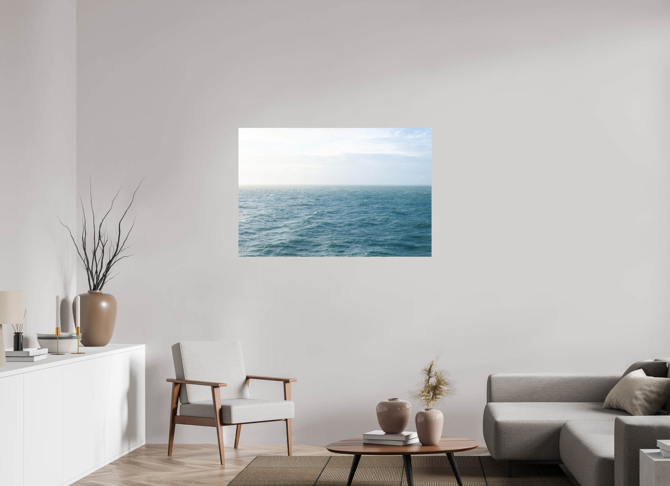 120 x 80 cm, Photo print Matt on Alu Dibond North Sea