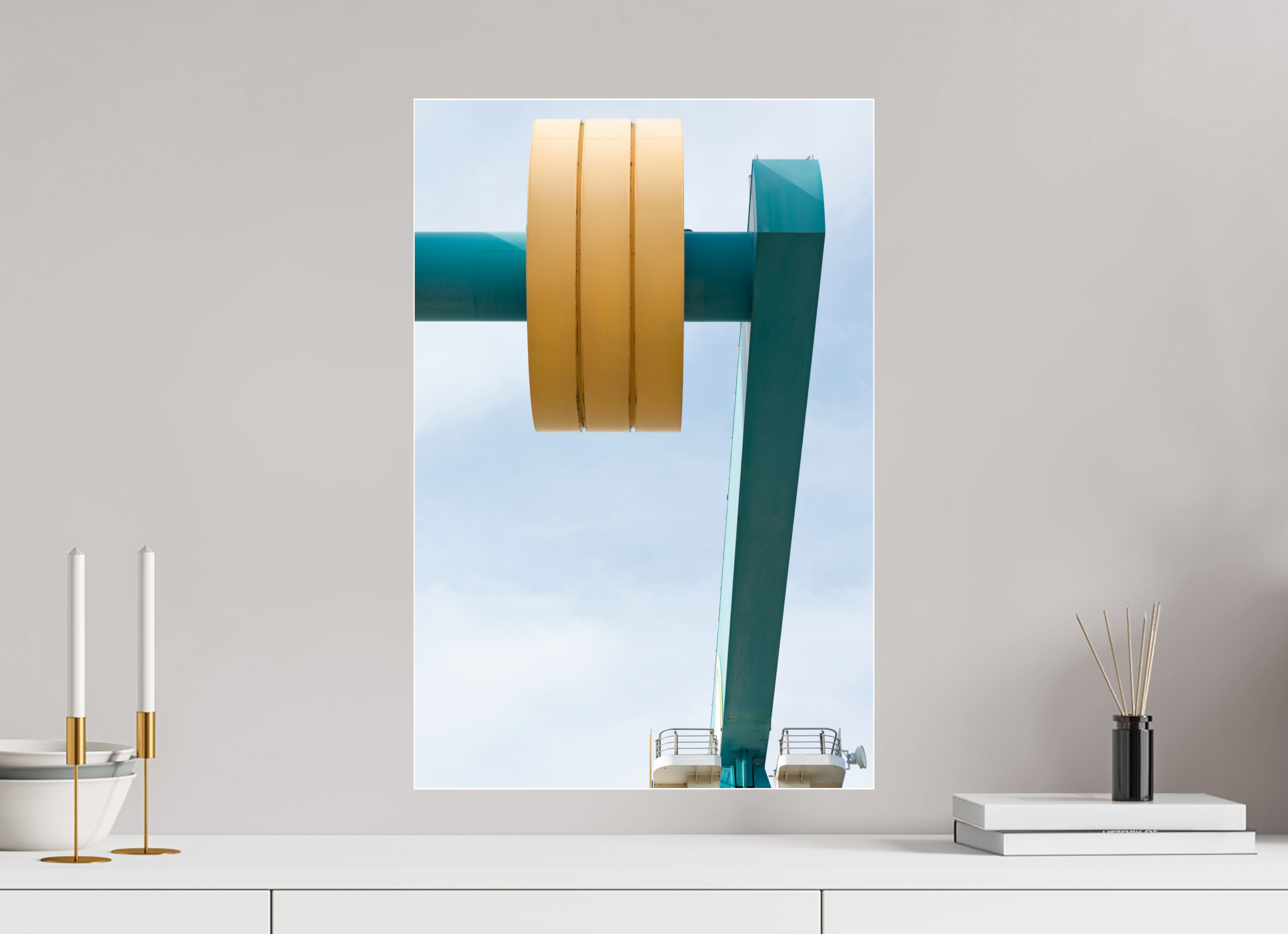 40 x 60 cm, Acrylic glossy 4mm Counterweight