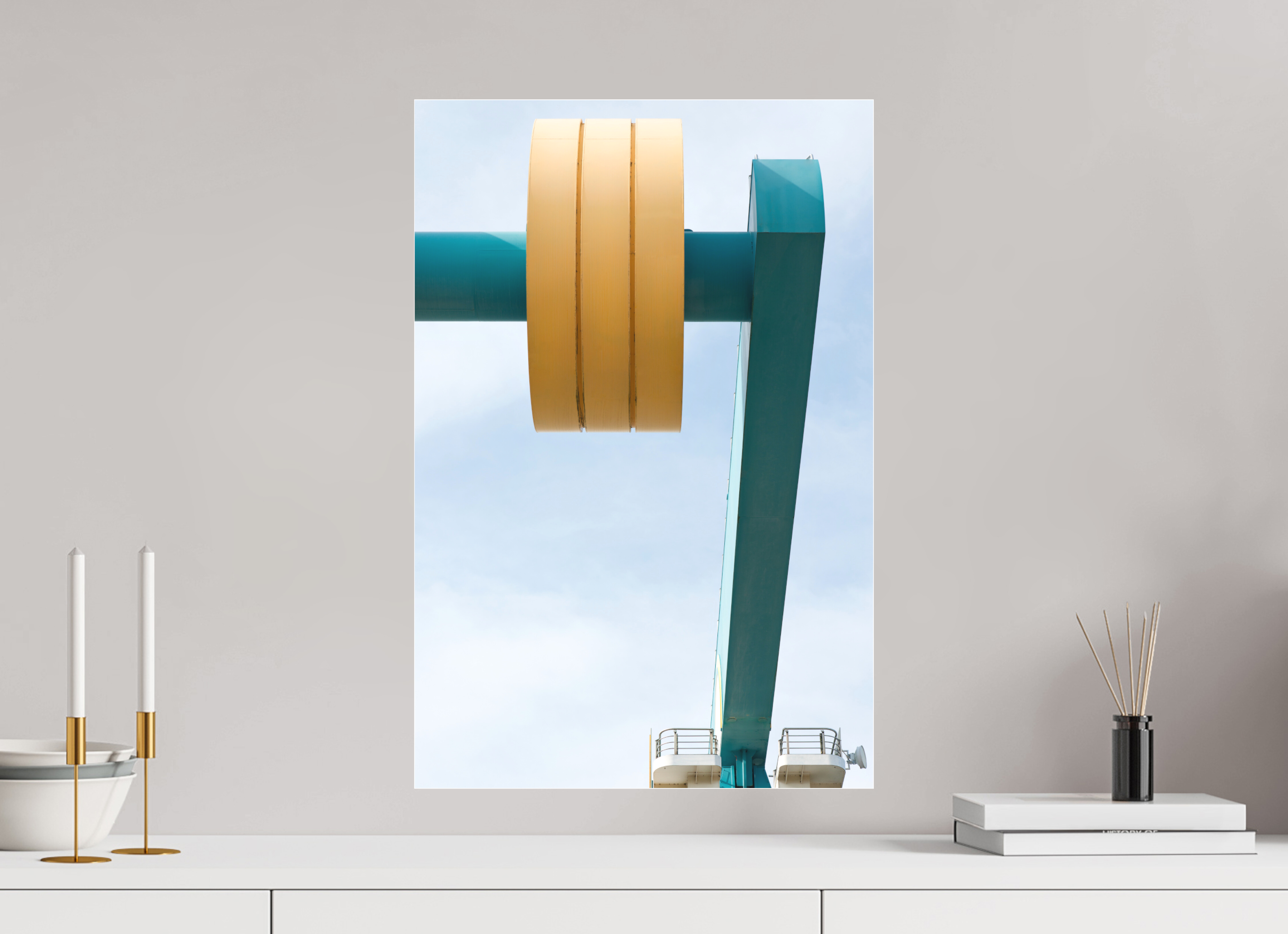 40 x 60 cm, Acrylic Matt 2mm Counterweight