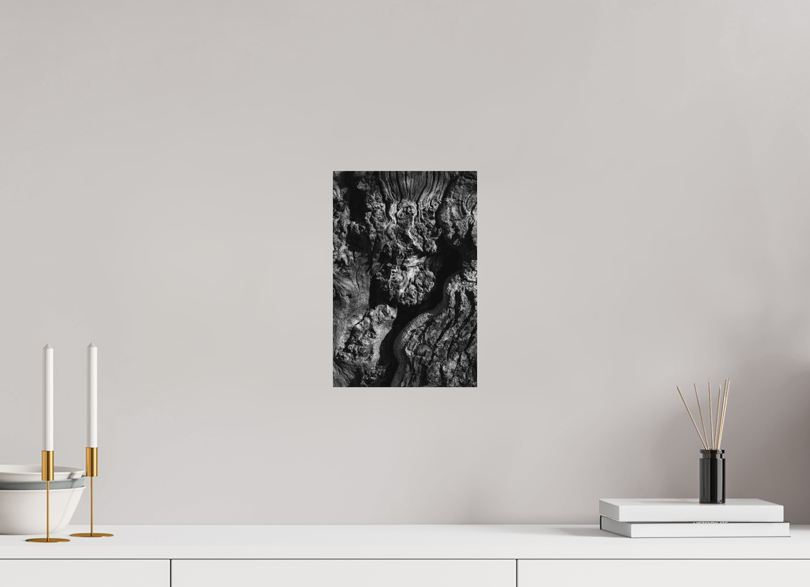 20 x 30 cm, Photo print Matt on Alu Dibond Tree skin