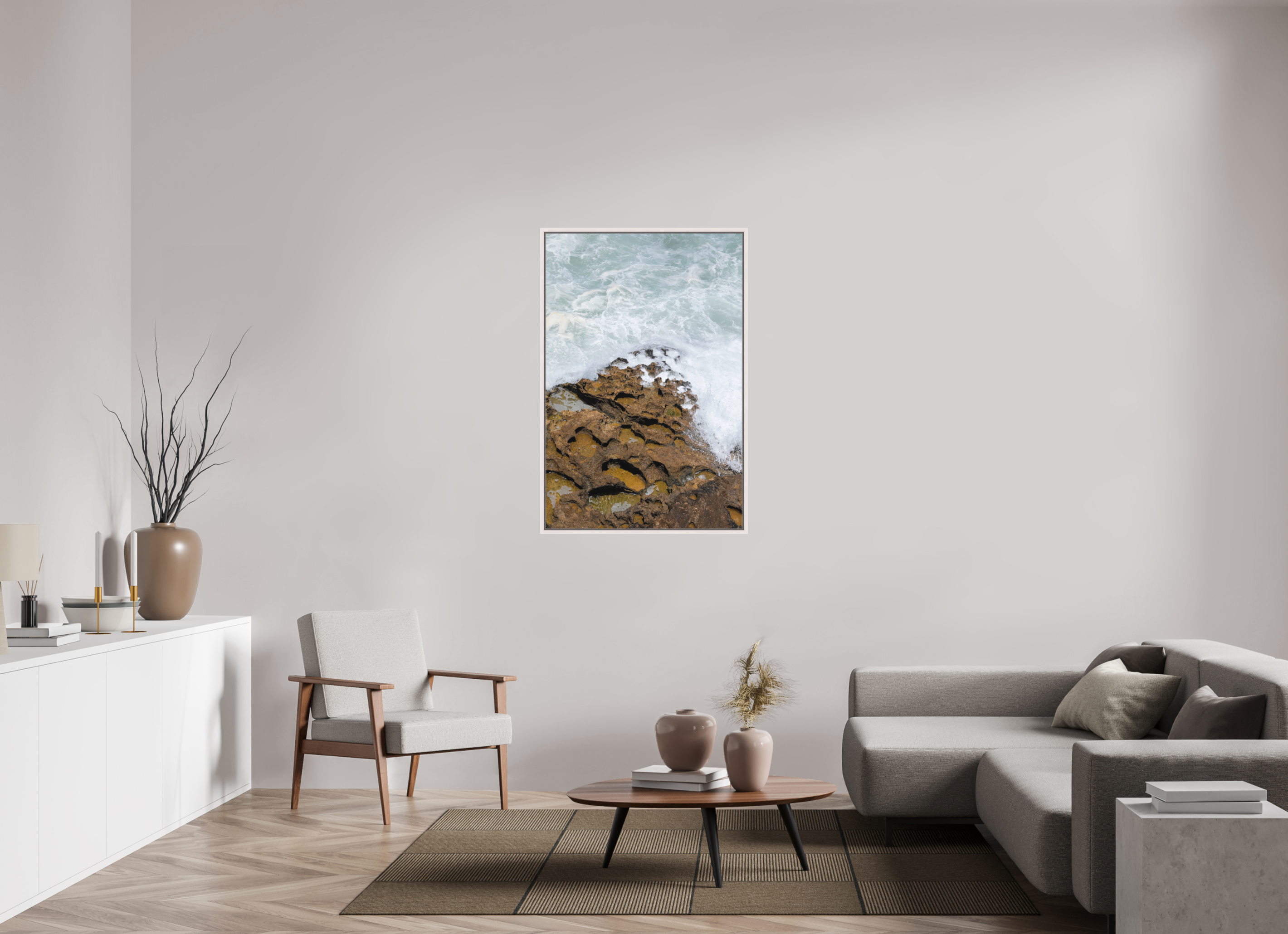 80 x 120 cm, Fine Art Print - Infinity Rag Photo 2 - Ame case 15mm - mapple white Earth & Sea (Kopie)