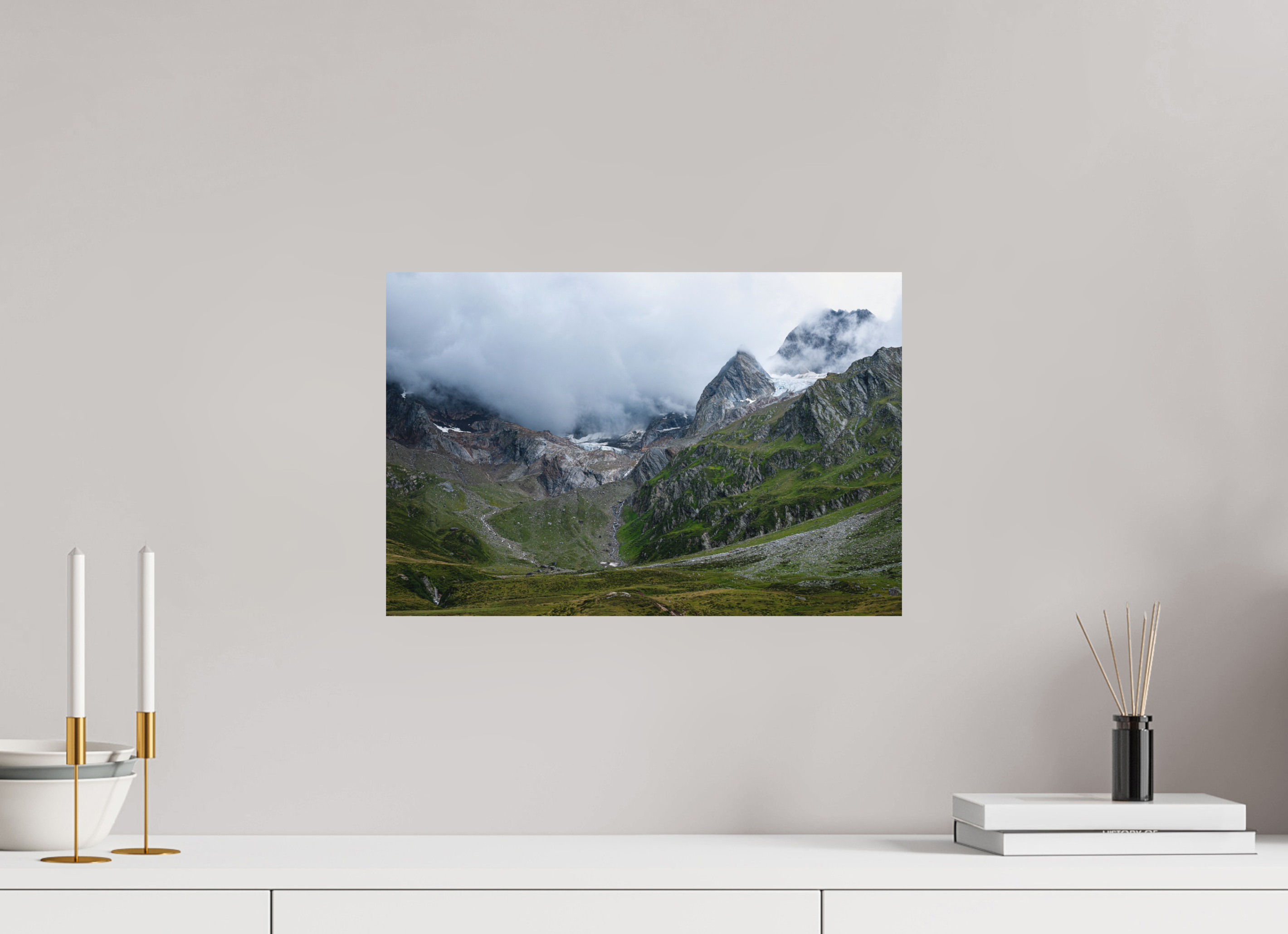 45 x 30 cm, Photo print Matt on Alu Dibond South Tyrol
