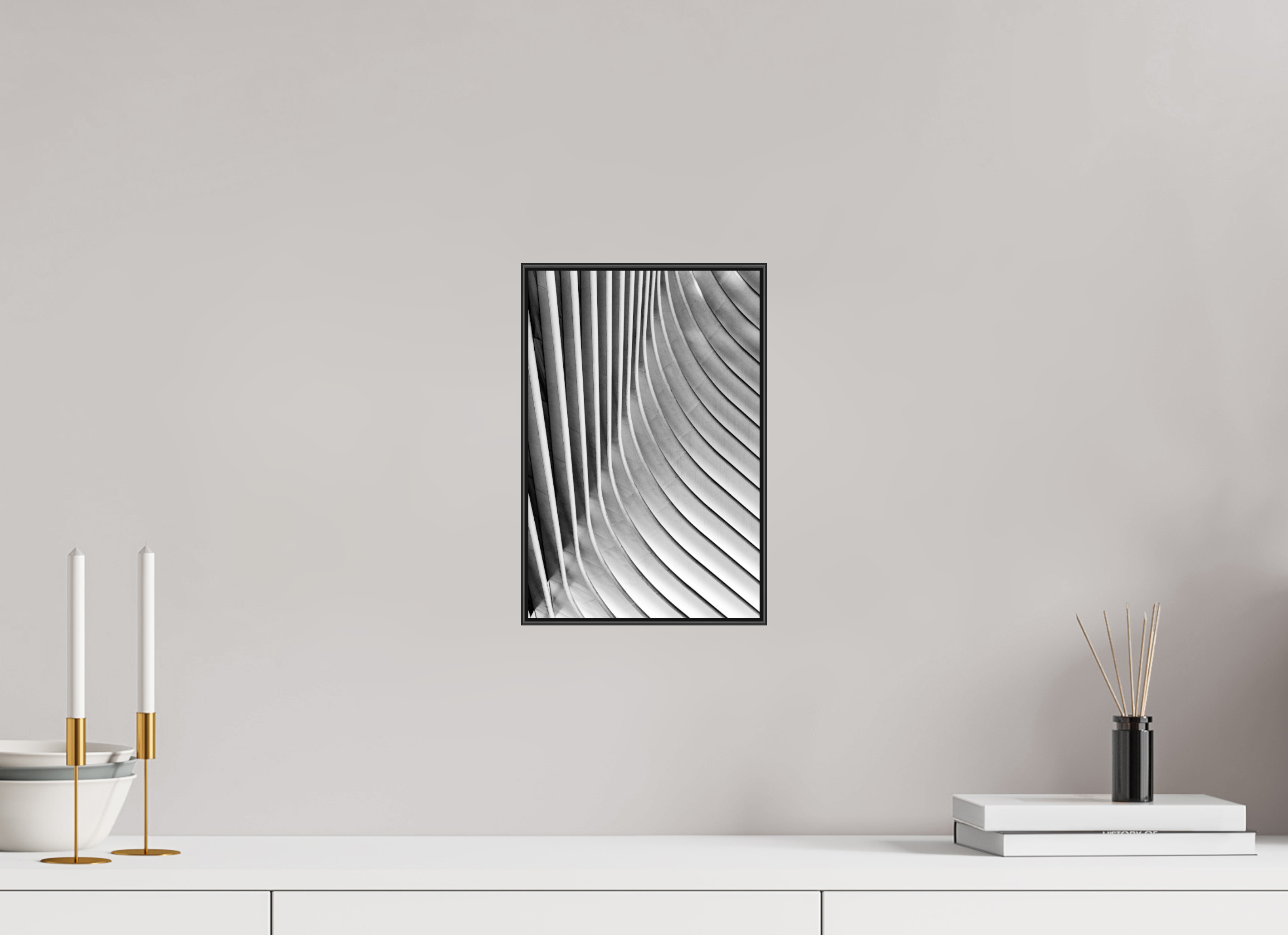 20 x 30 cm, Acrylic glossy 2mm - Alu American case 25mm - black Oculus, Ground Zero Station 3