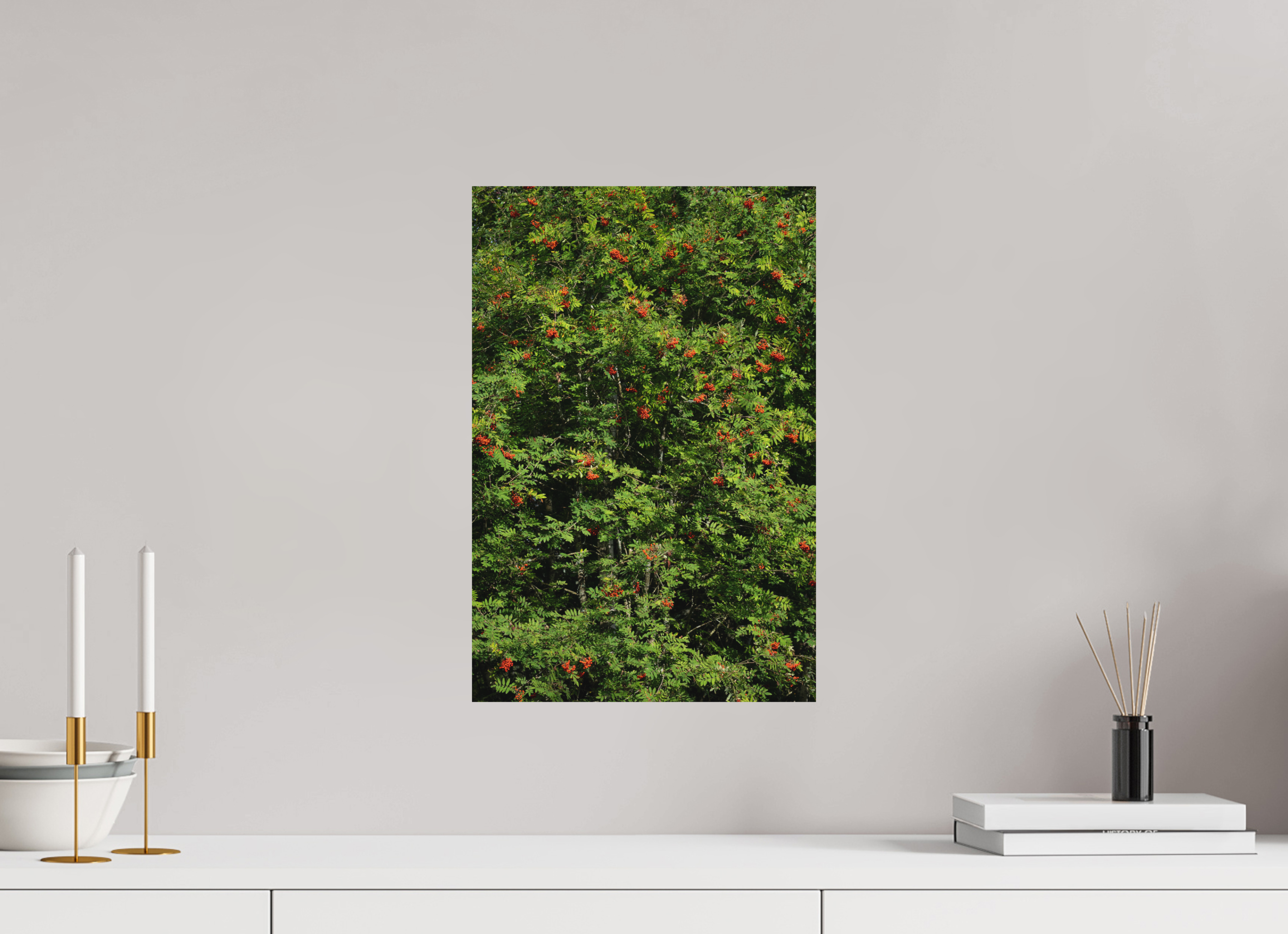 30 x 45 cm, Photo print Matt on Alu Dibond Red Dots