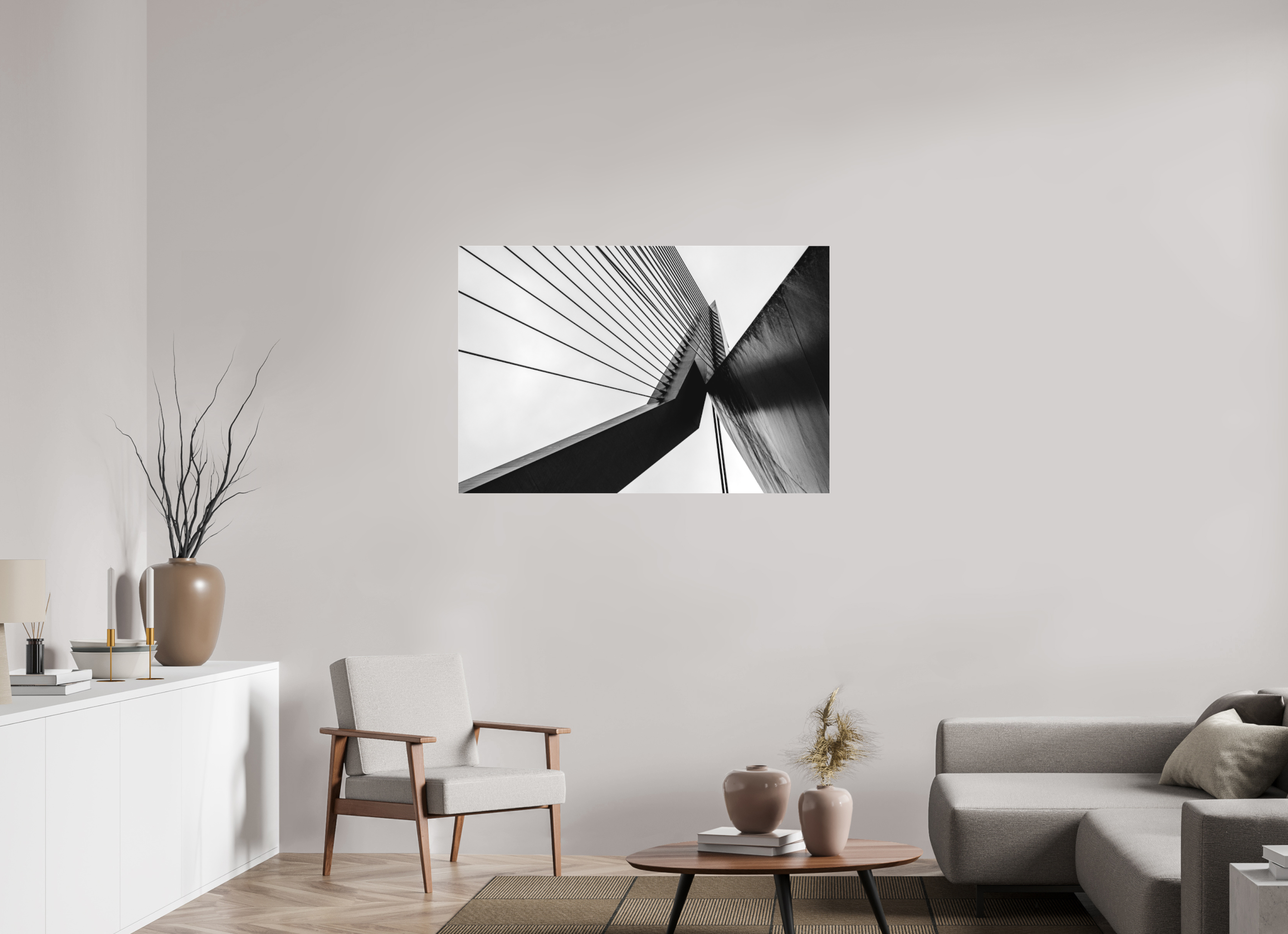 120 x 80 cm, Acrylic Matt 2mm Triangle