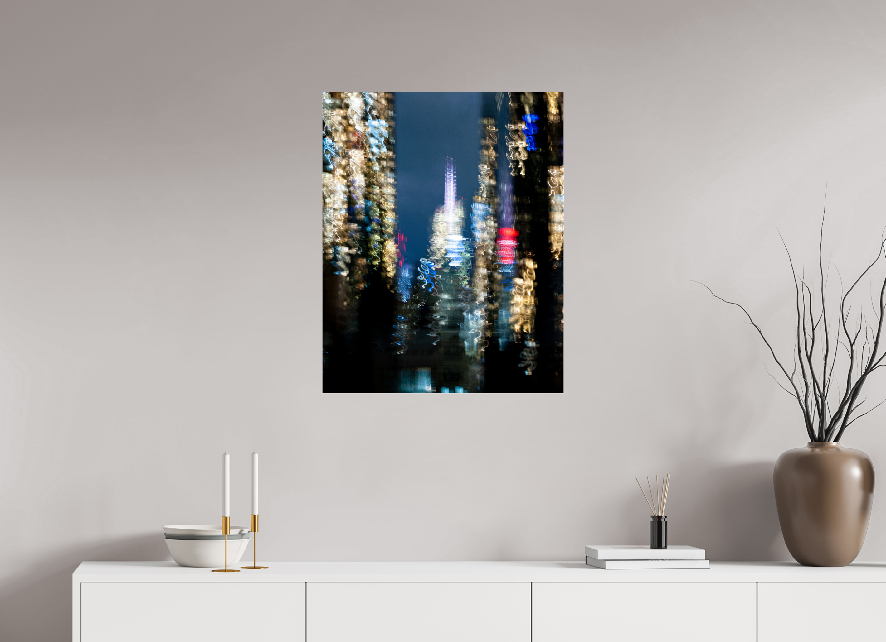 60 x 75 cm, Acrylic glossy 2mm NYC by night