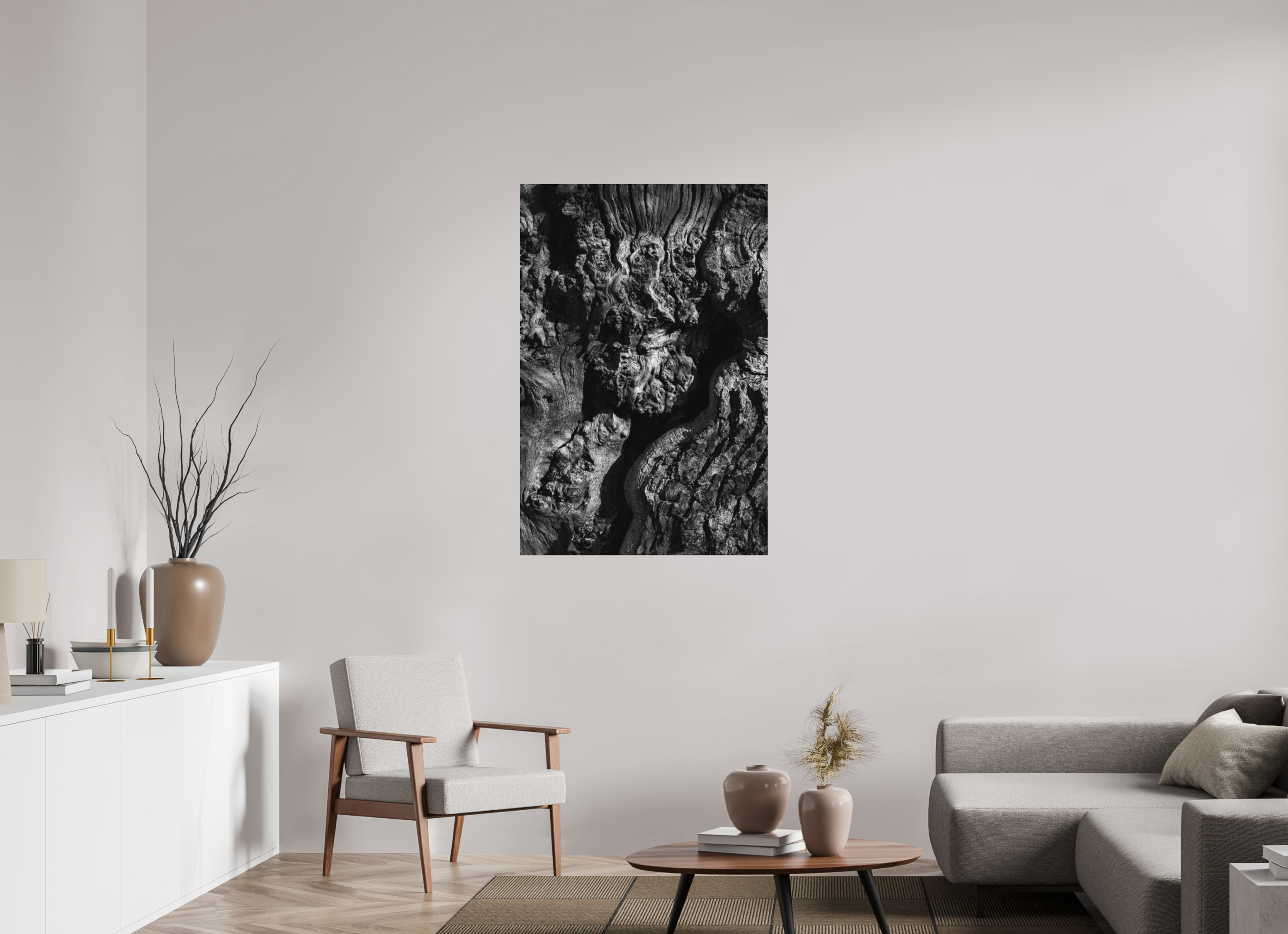 80 x 120 cm, Fine Art Print - Infinity Rag Photo 2 - on Alu Dibond Tree skin