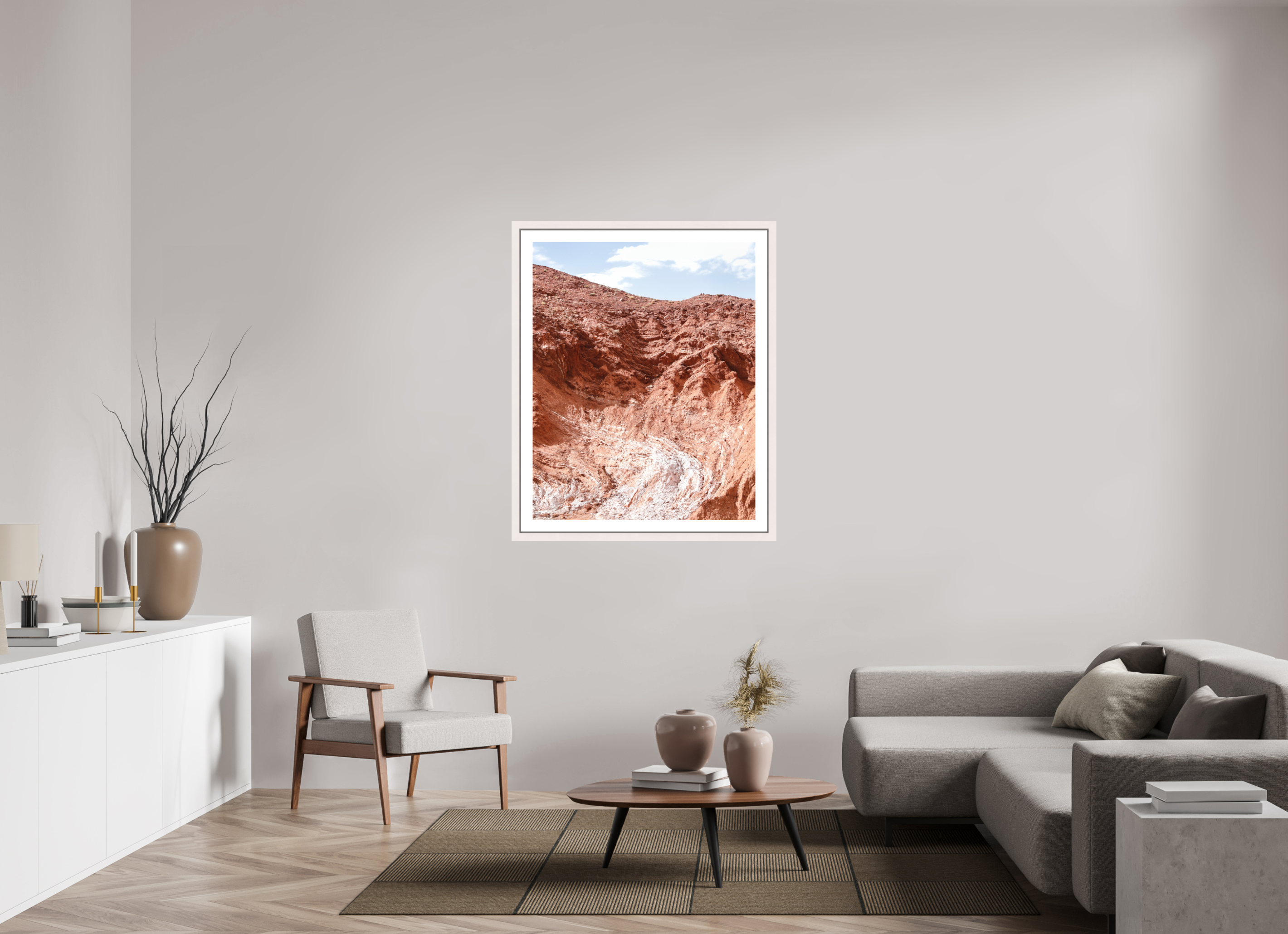 90 x 112,5 cm, Fine Art Print - Infinity Rag Photo 2 - border 5cm- Ame case 31mm - mapple white Atlas, Marocco 3
