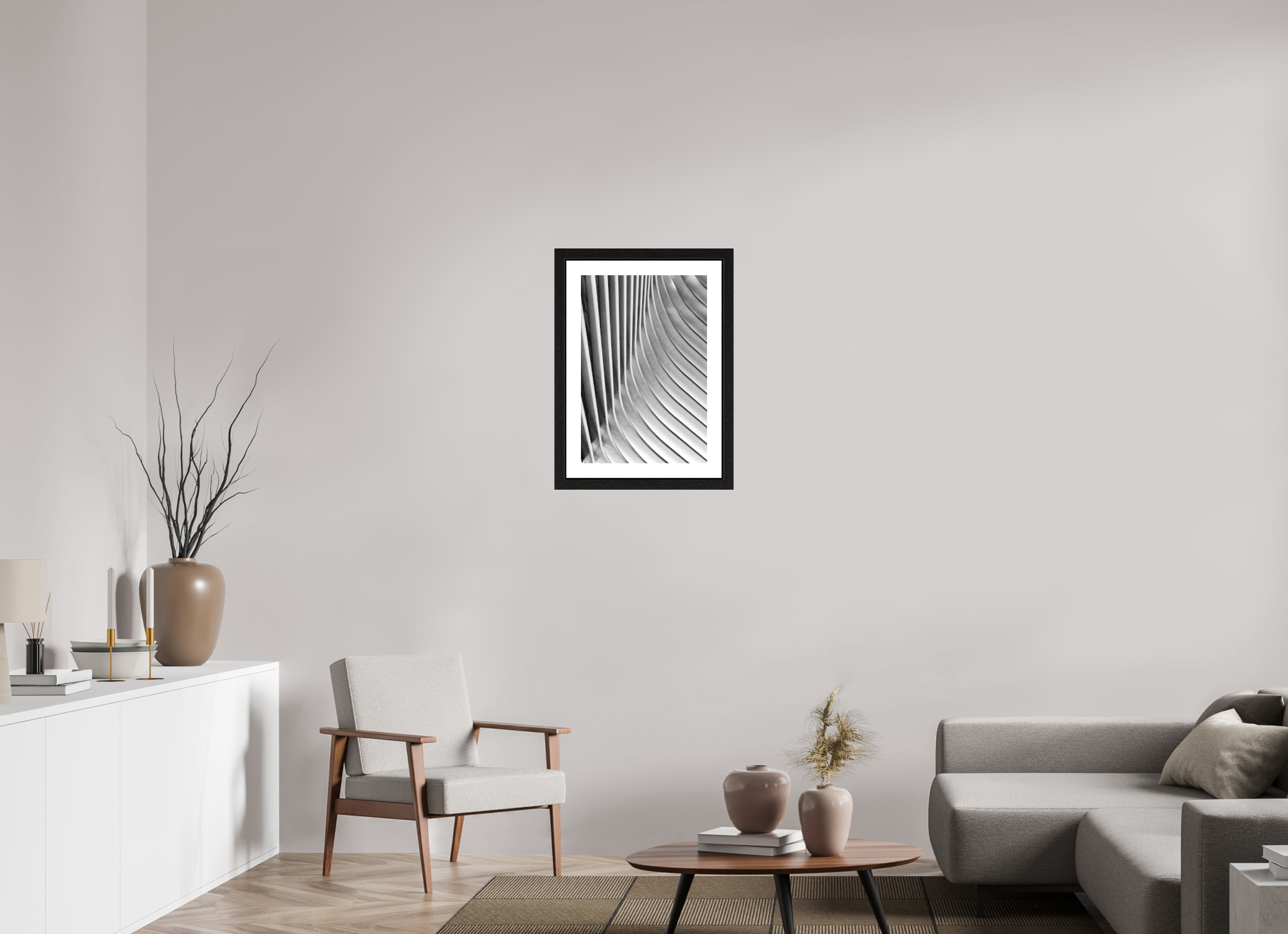 40 x 60 cm, Fine Art Print - Infinity Rag Photo 2 - border 5cm- Ame case 31mm - oak black Oculus, Ground Zero Station 3