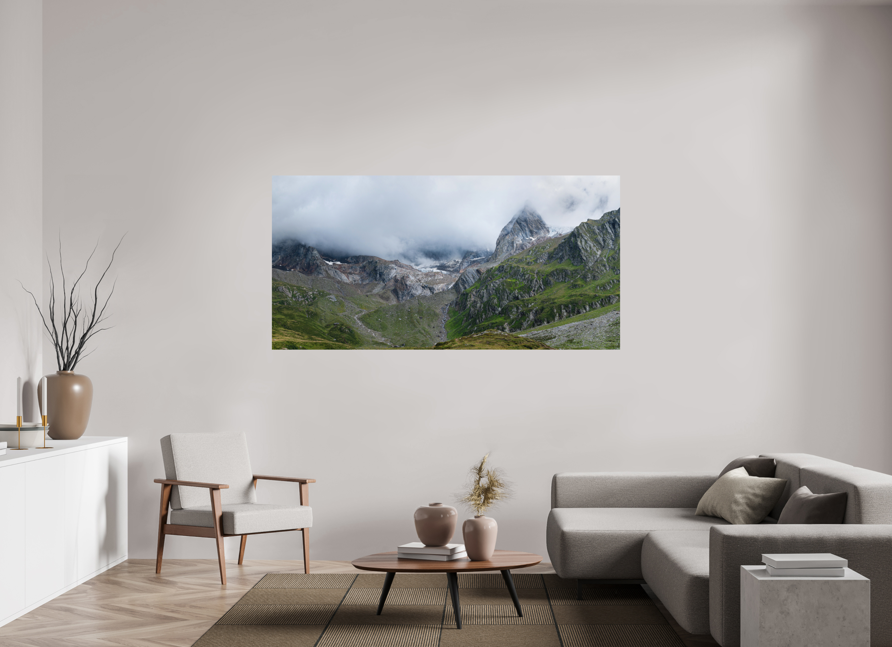 200 x 100 cm, Photo print Matt on Alu Dibond South Tyrol 1/2