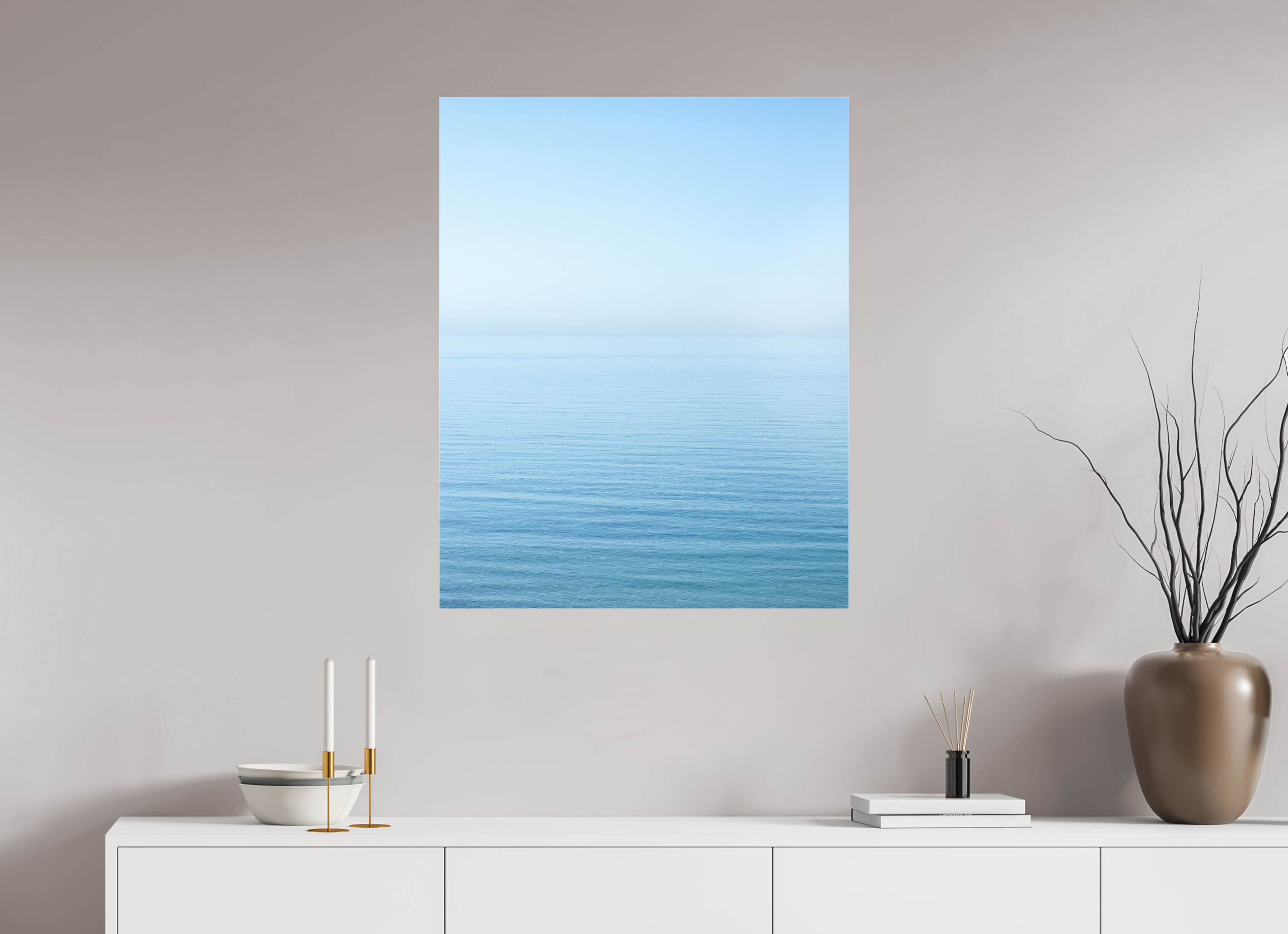 70 x 87,5 cm, Acrylic glossy 2mm The sea Manche