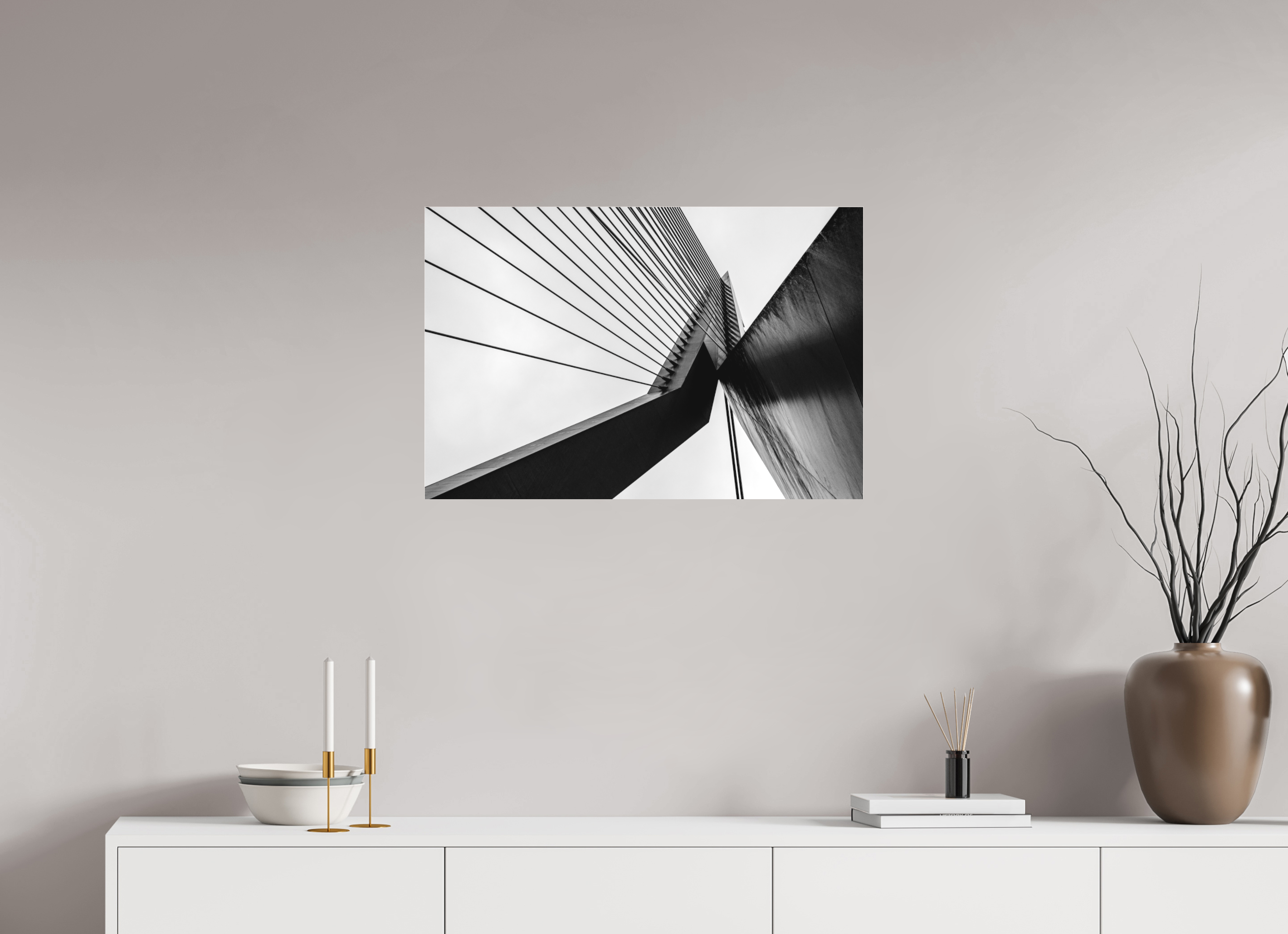 75 x 50 cm, Acrylic Matt 2mm Triangle