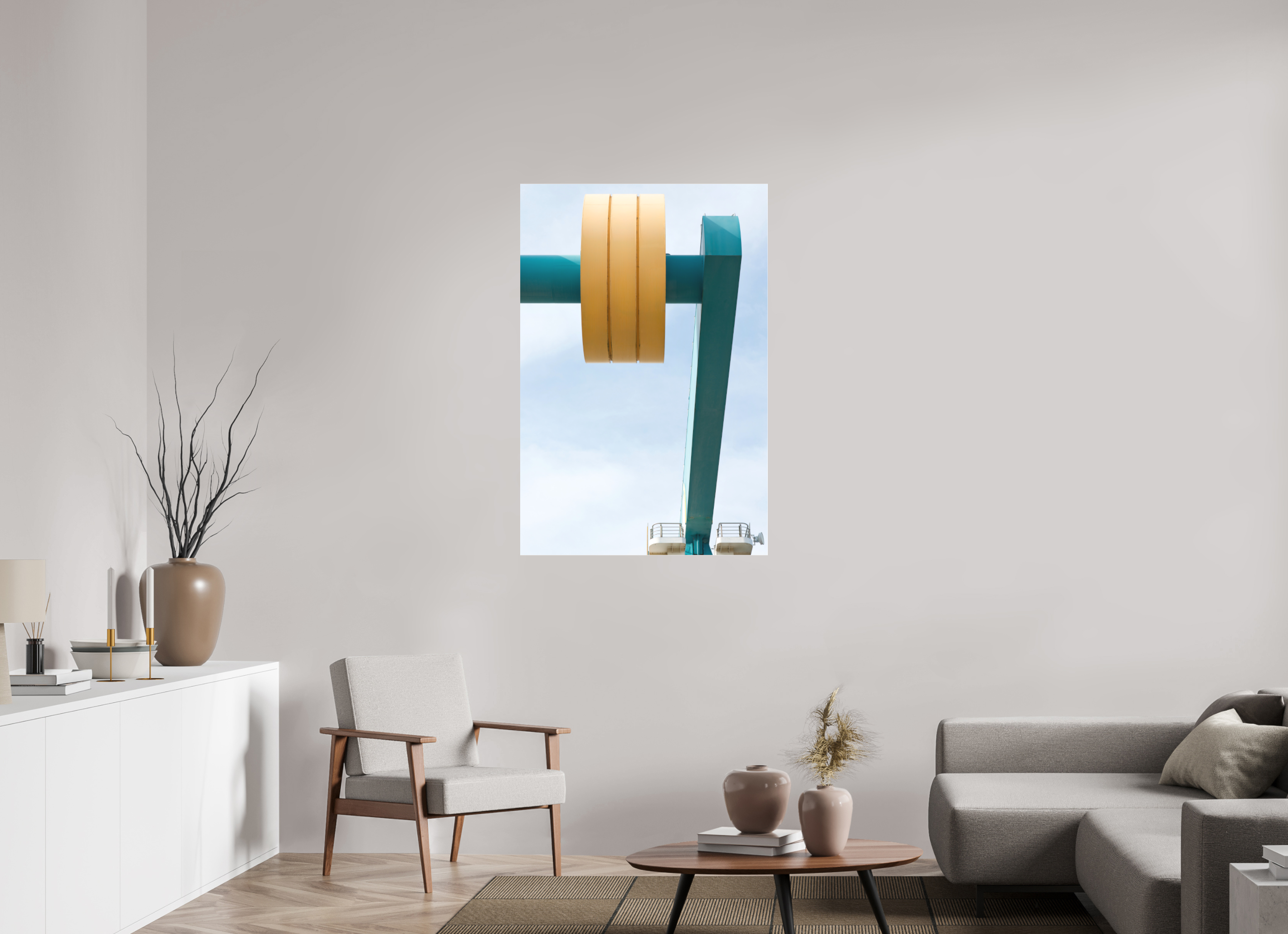 80 x 120 cm, Acrylic Matt 2mm Counterweight