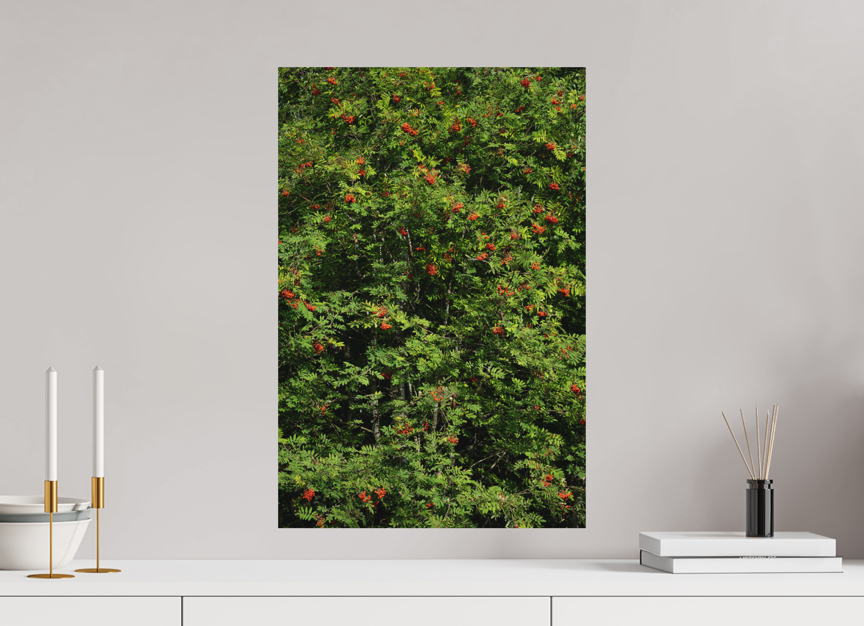 40 x 60 cm, Fine Art Print - Infinity Rag Photo 2 - on Alu Dibond Red Dots