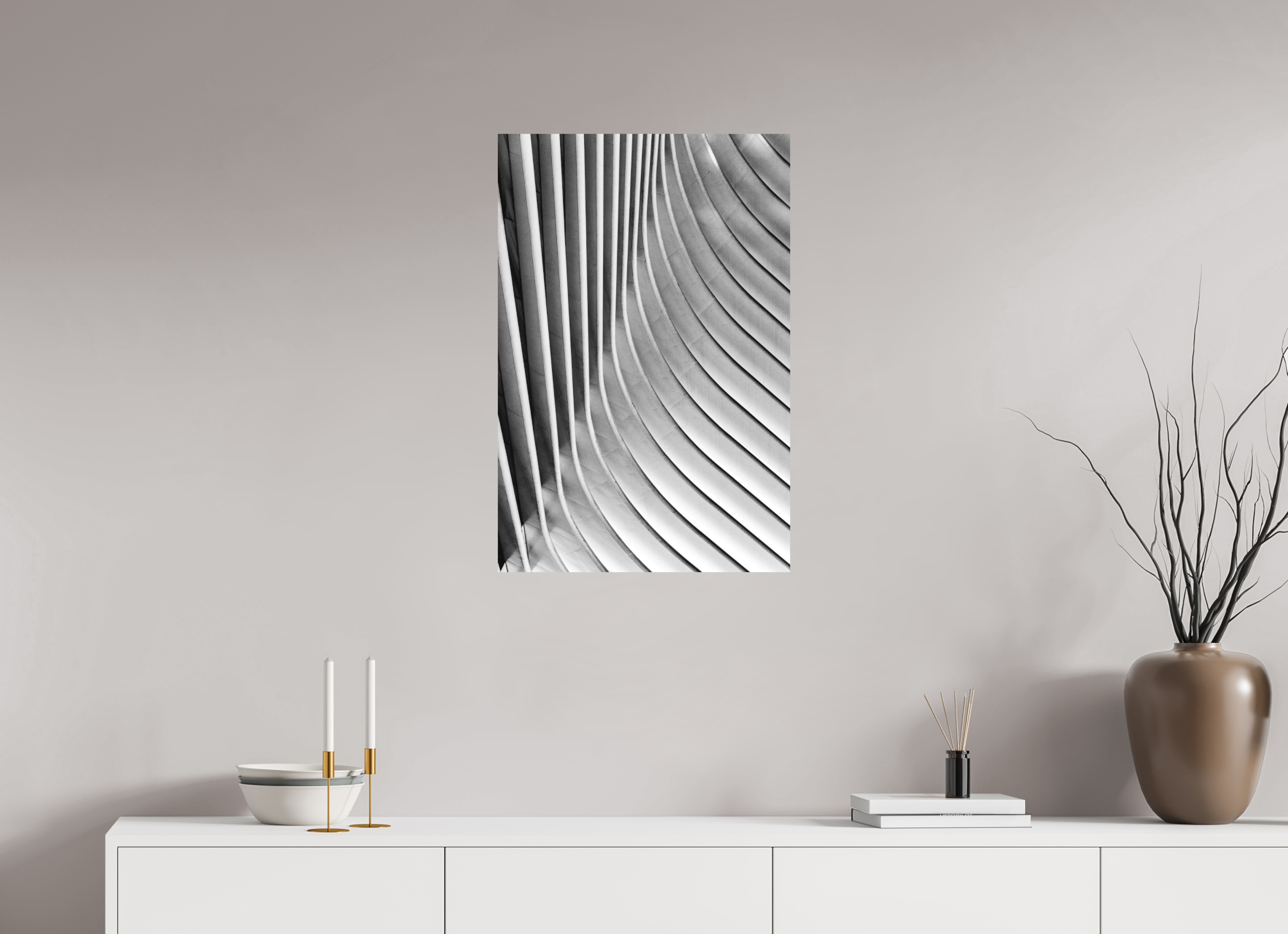 50 x 75 cm, Fine Art Print - Infinity Rag Photo 2 - on Alu Dibond Oculus, Ground Zero Station 3