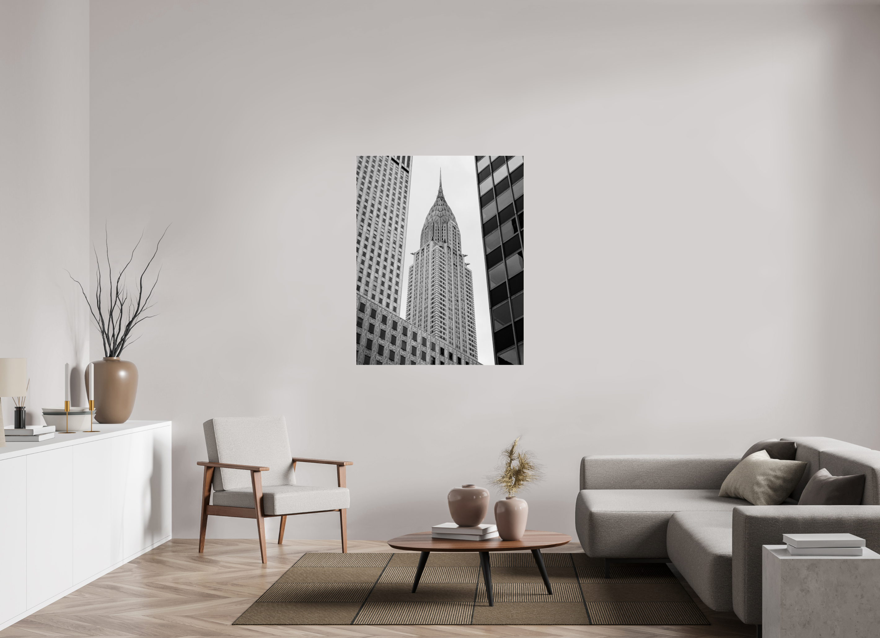 100 x 125 cm, Acrylic glossy 2mm Chrysler Building