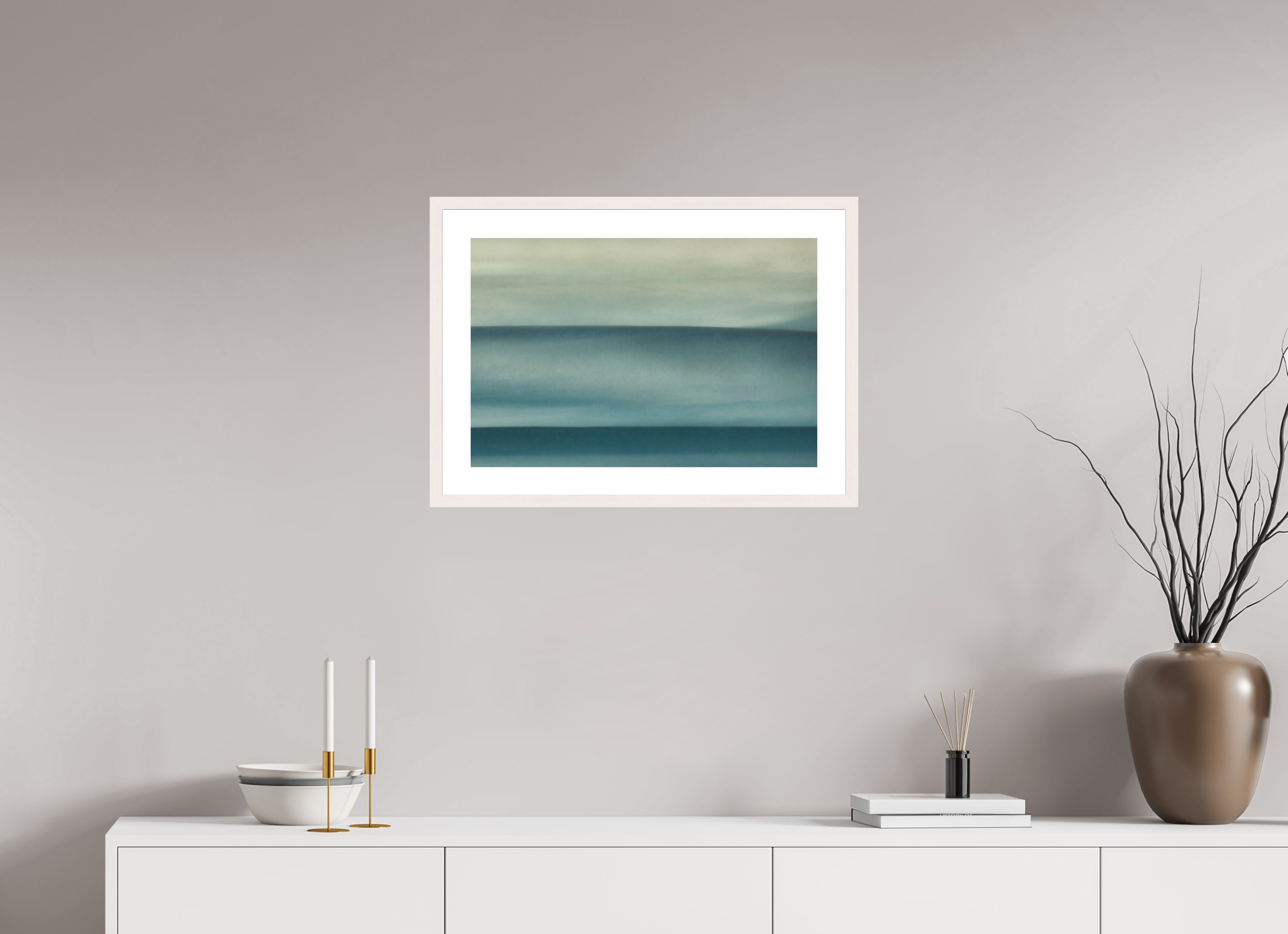 60 x 40 cm, Fine Art Print - Infinity Rag Photo 2 - PP 5cm - Mapple white Frame 20mm A dreamscape