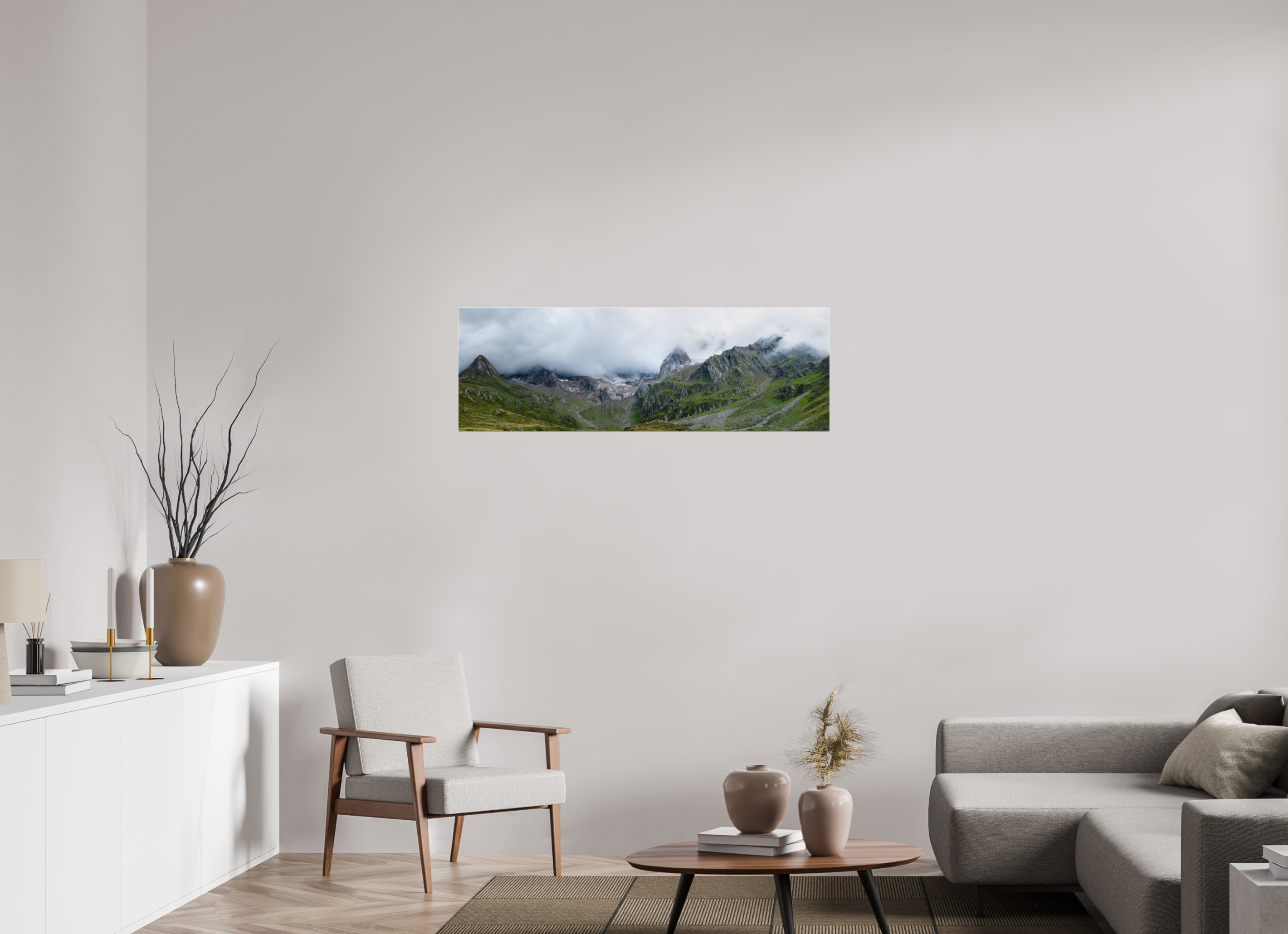 120 x 40 cm, Acrylic glossy 2mm South Tyrol 2 - 1x3