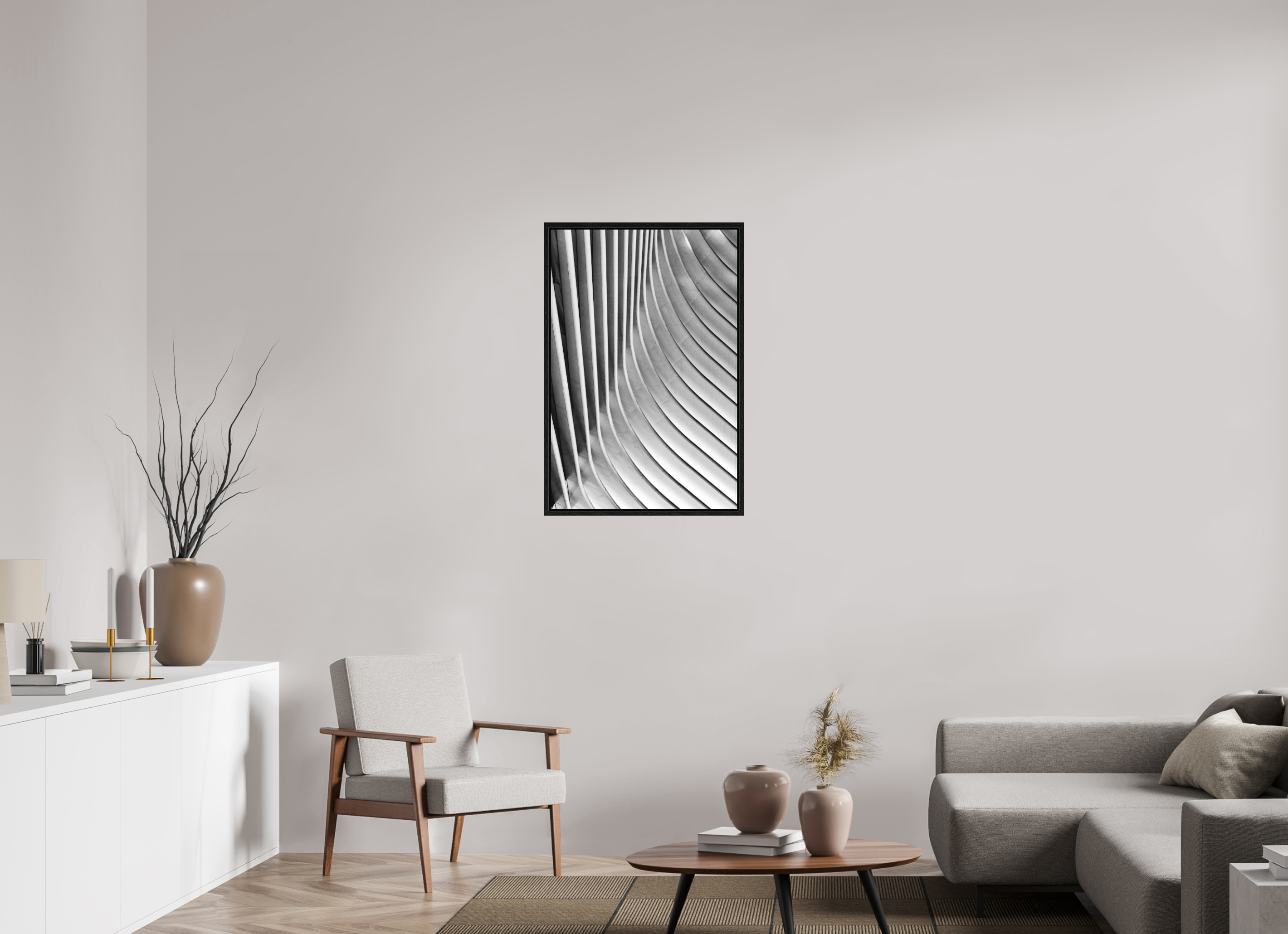 60 x 90 cm, Fine Art Print - Infinity Rag Photo 2 - Ame case 15mm - oak black Oculus, Ground Zero Station 3